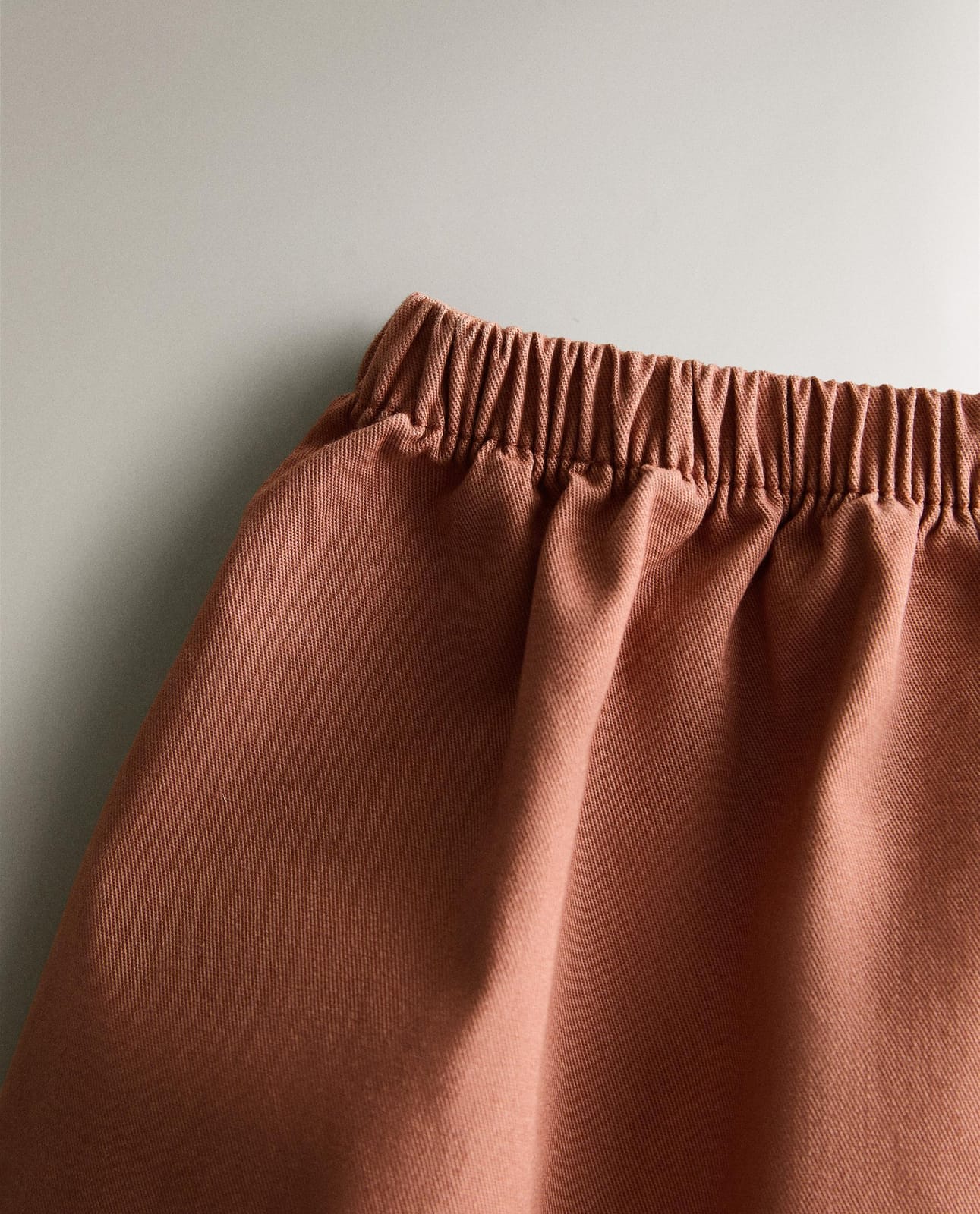 Шорты для малышей ZARA HOME 4602/584/687 - хлопковые с эластичным поясом, 6-9 месяцев (74 см), цвет розовый ракурс 3