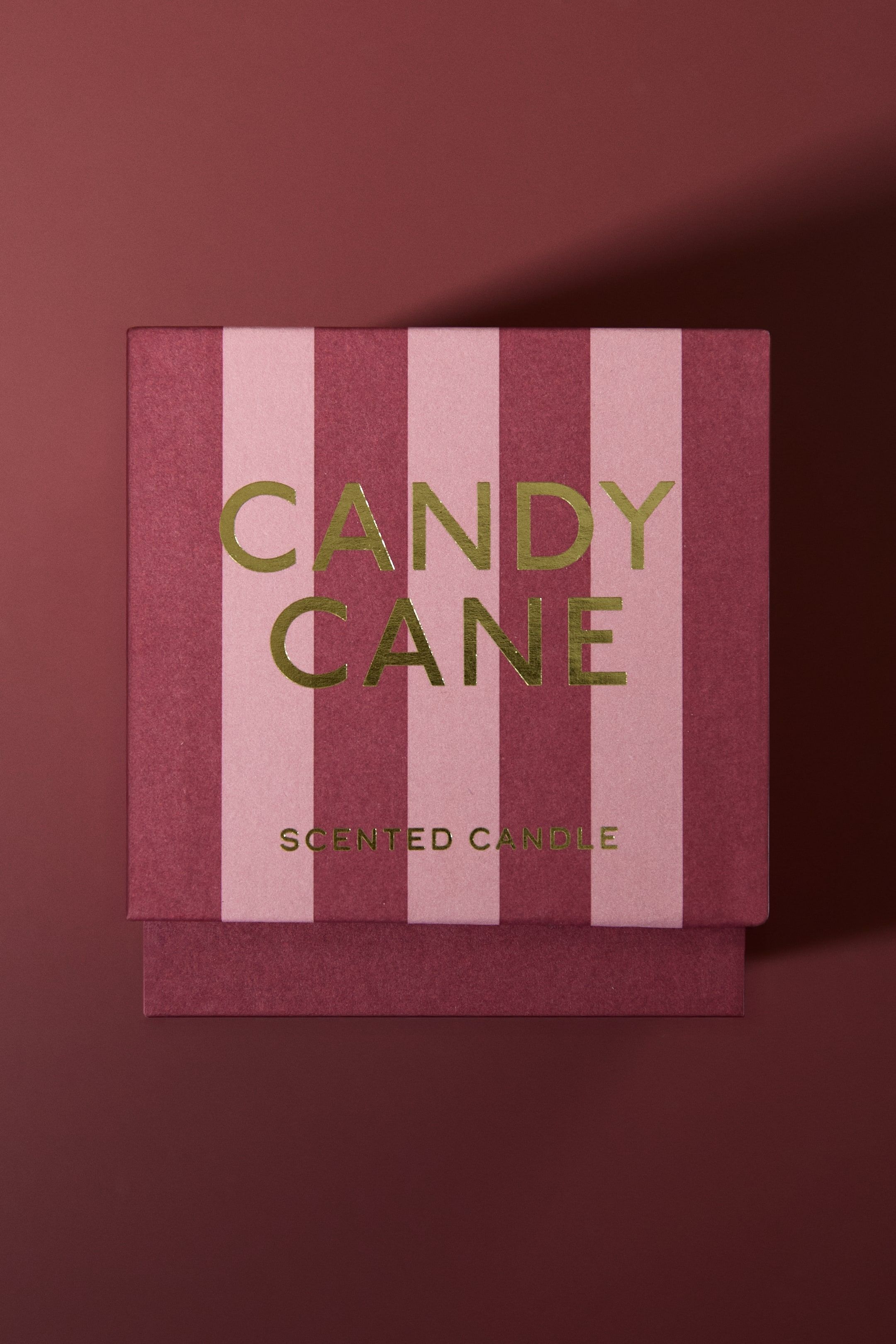 Ароматическая свеча в стеклянном контейнере H&M Запах Candy Cane 8,5х7 см