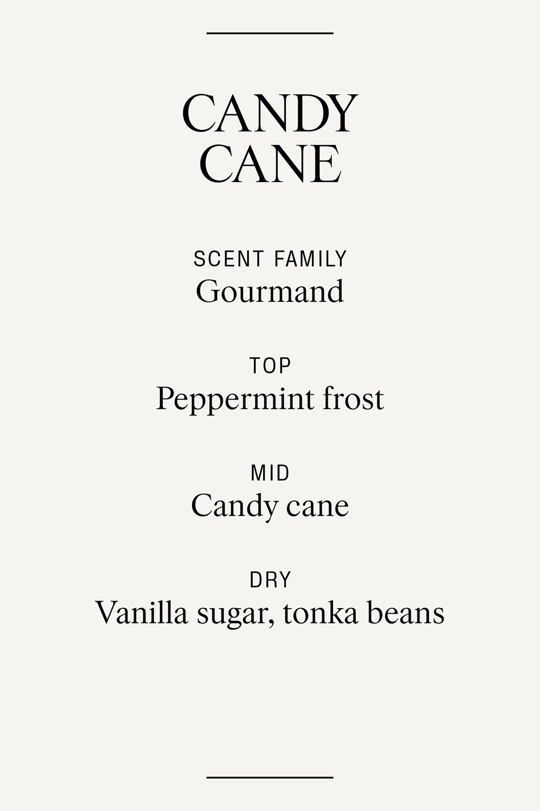 Ароматическая свеча в стеклянном контейнере H&M Запах Candy Cane 8,5х7 см ракурс 3