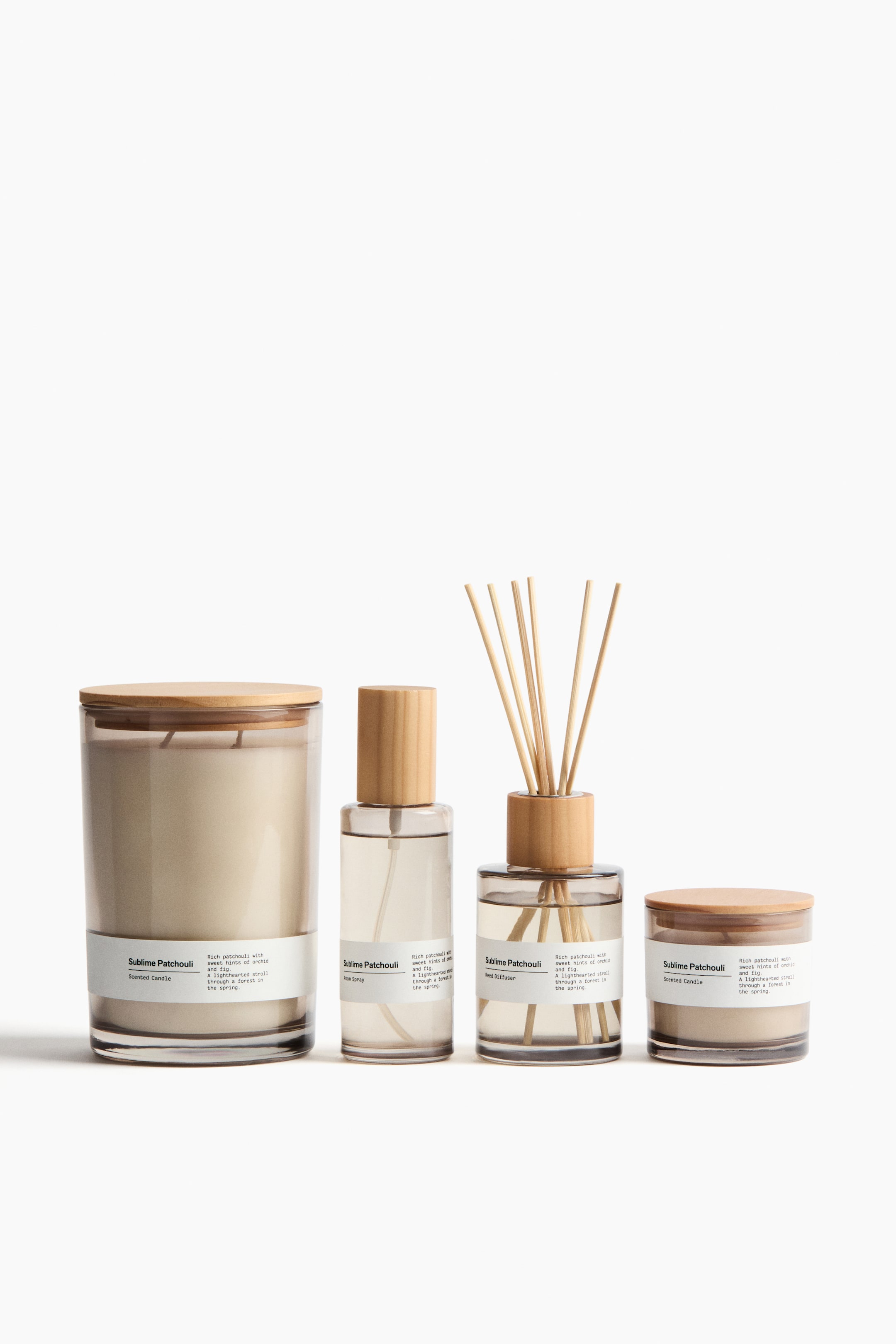 Аромадиффузор с палочками H&M Запах: Sublime Patchouli 100 мл 11,5х3,5 см ракурс 3