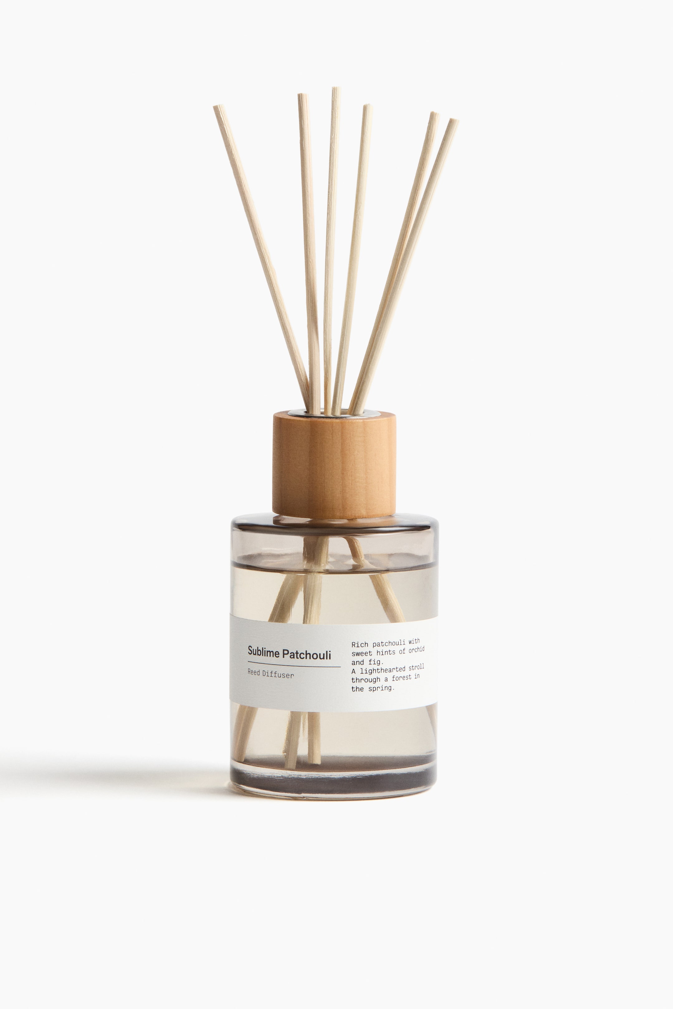 Аромадиффузор с палочками H&M Запах: Sublime Patchouli 100 мл 11,5х3,5 см ракурс 2