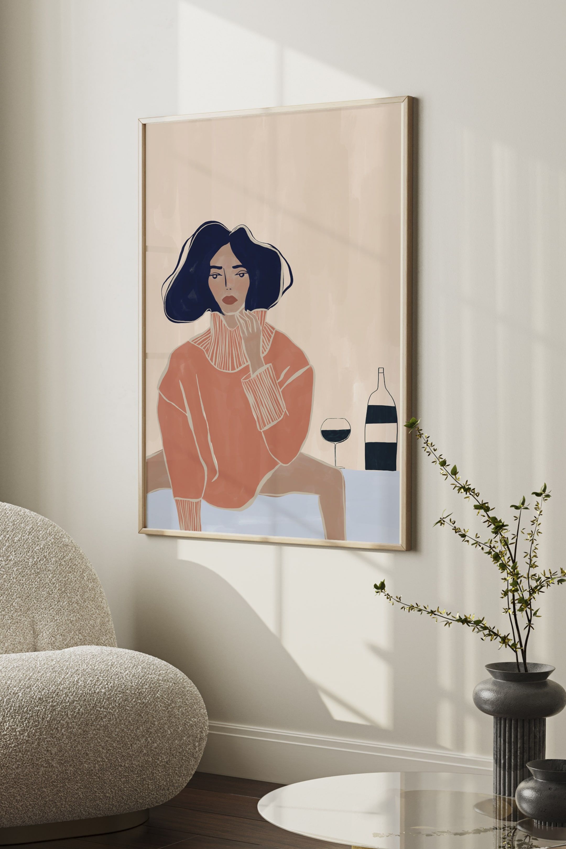 Плакат H&M 70х100 см Ivy Green Illustrations - It's A Mood ракурс 2