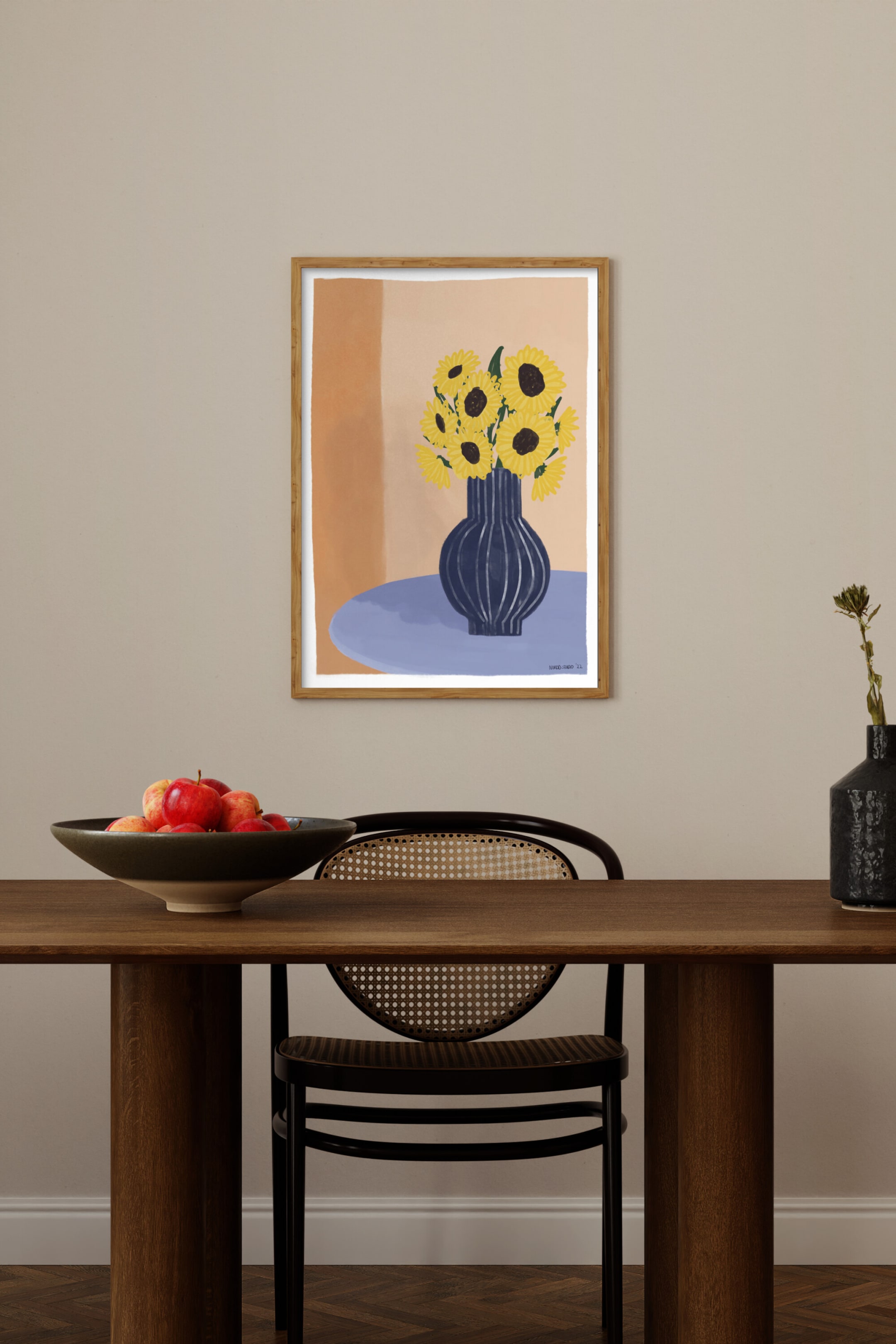 Плакат H&M 30X40 см Nordd Studio - Midday Bloom Цвет: Разноцветный ракурс 3