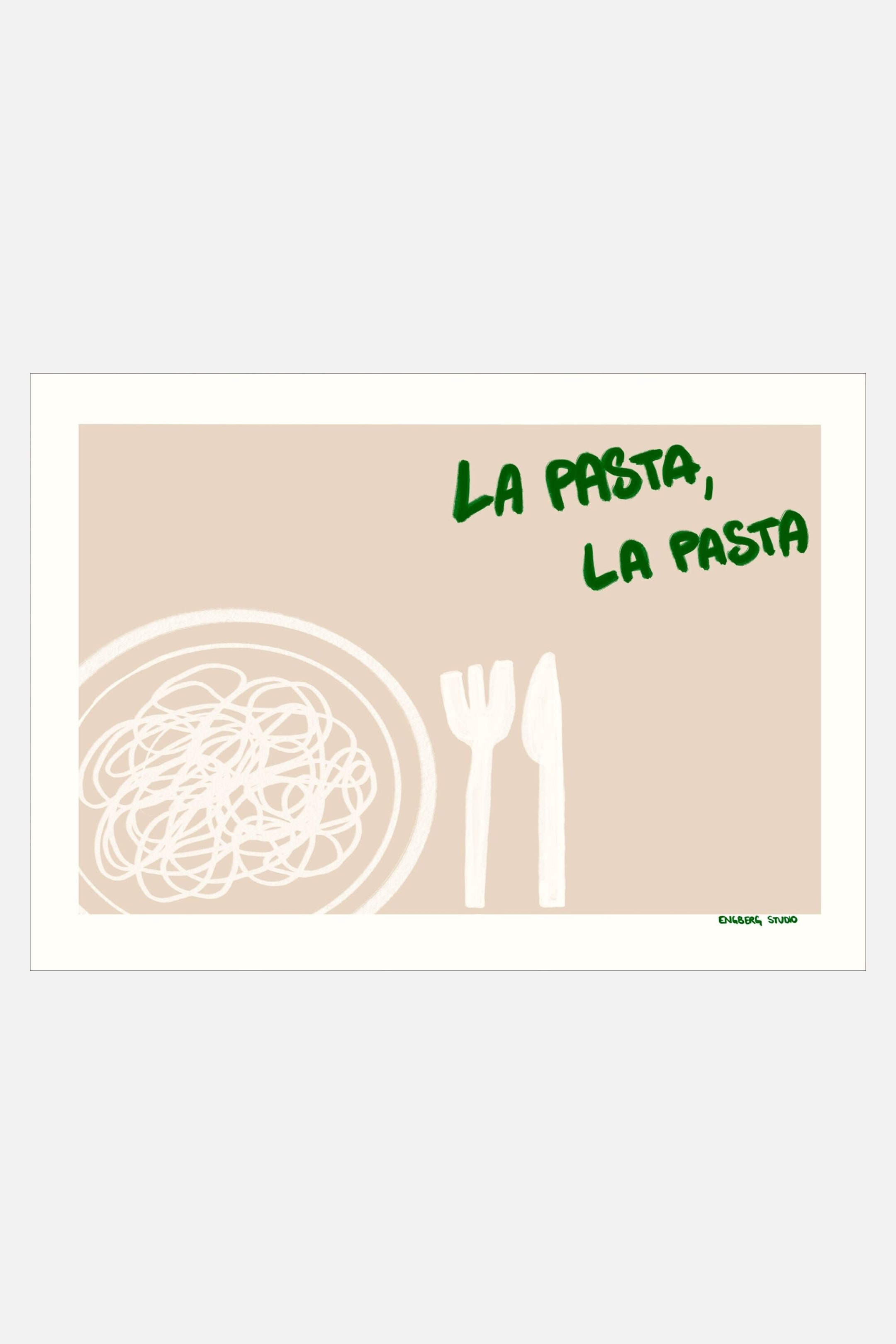 Плакат H&M 30X40 см Engberg Studio - La Pasta, La Pasta Цвет: Разноцветный ракурс 2