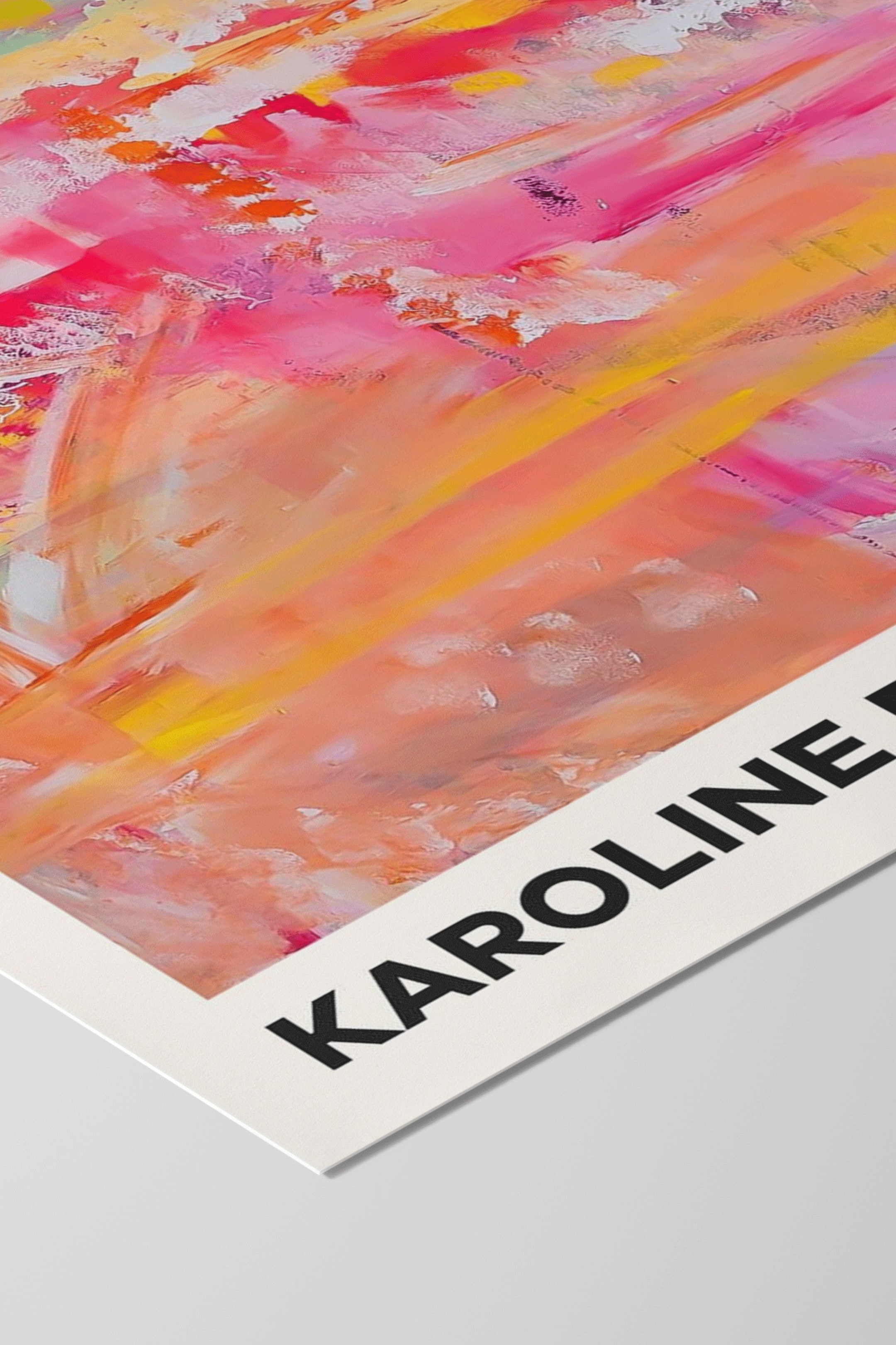 Плакат H&M 50х70 см Karoline Dall - Contemporary Art Collection 14 Цвет: Красочное/абстрактное искусство