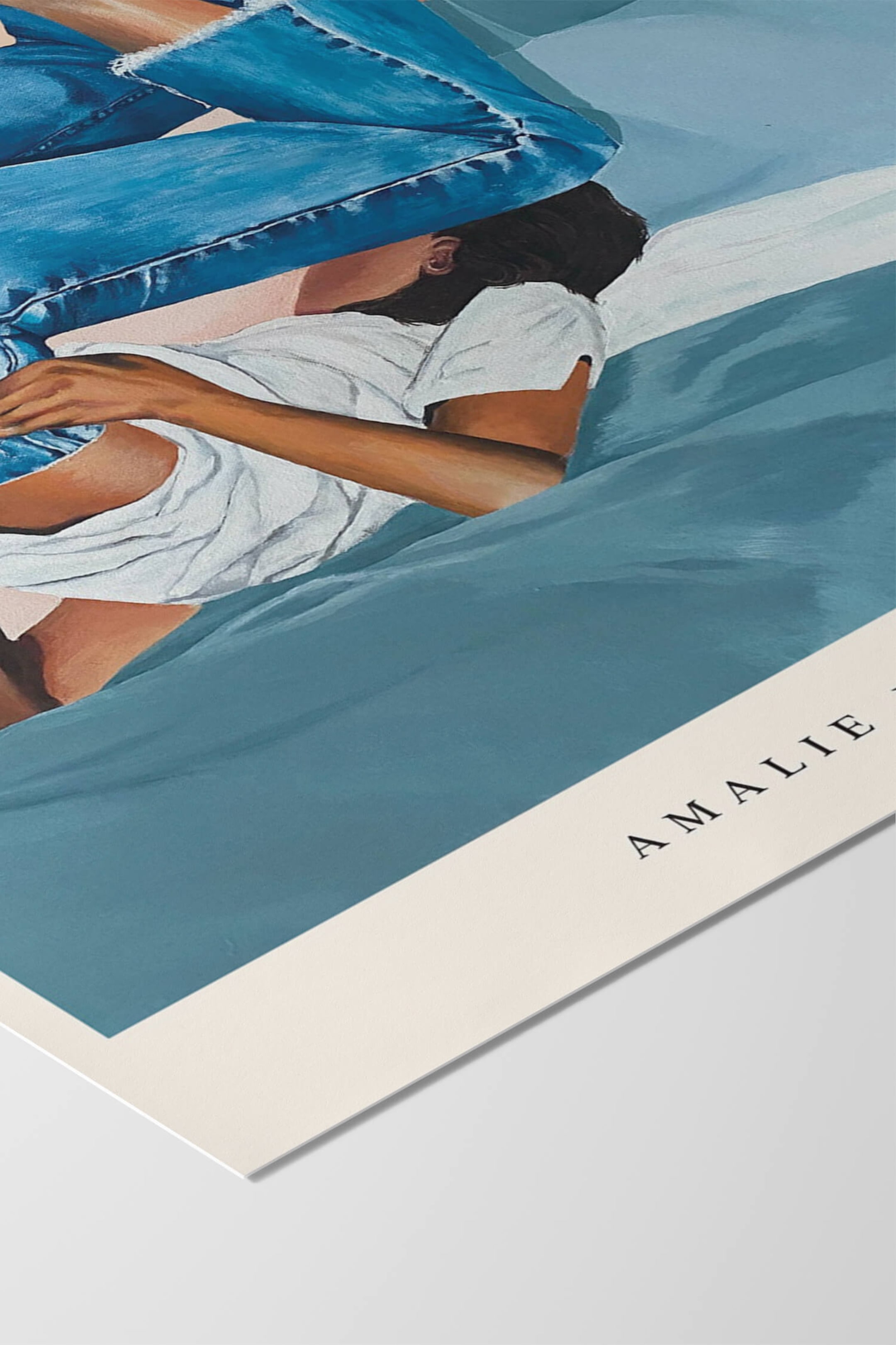 Плакат H&M 50х70 см Amalie Hovgesen - Bedtime Цвет: Цветная/женщина ракурс 2