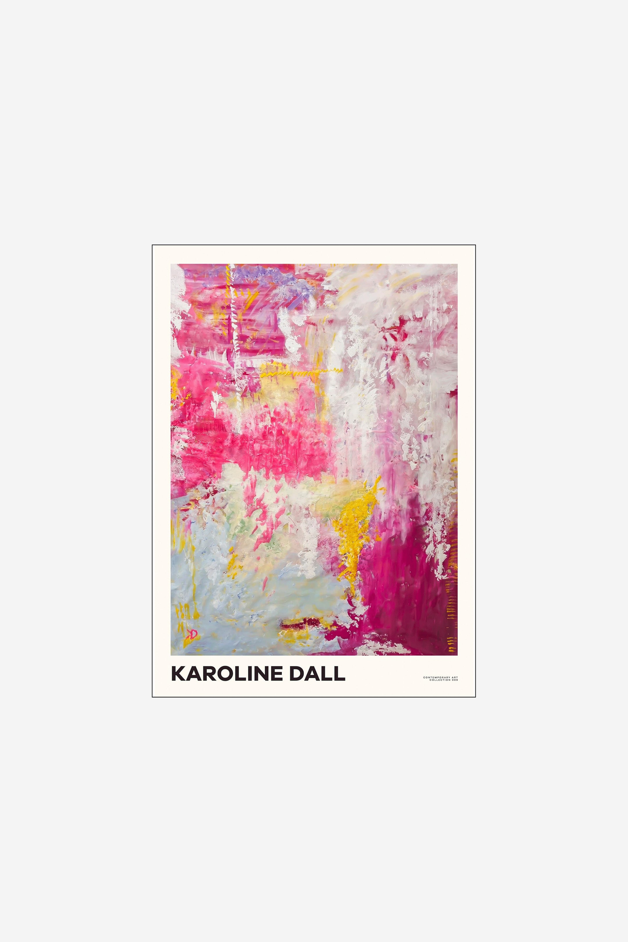 Плакат H&M 50х70 см Karoline Dall - Contemporary Art Collection 09 Цвет: Красочное/абстрактное искусство ракурс 2