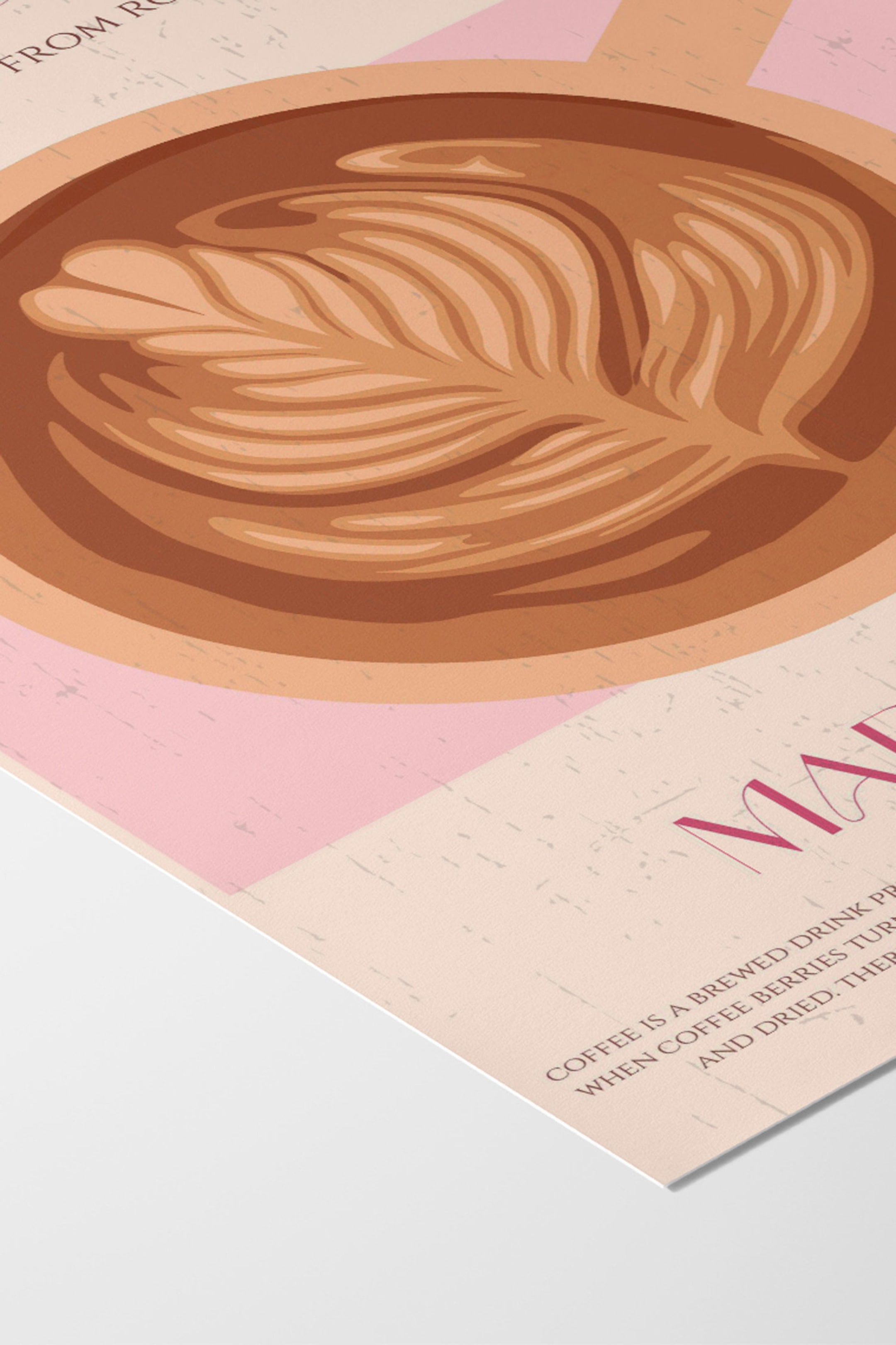 Плакат H&M 30X40 см Coffee Nazma Khokhar ракурс 2