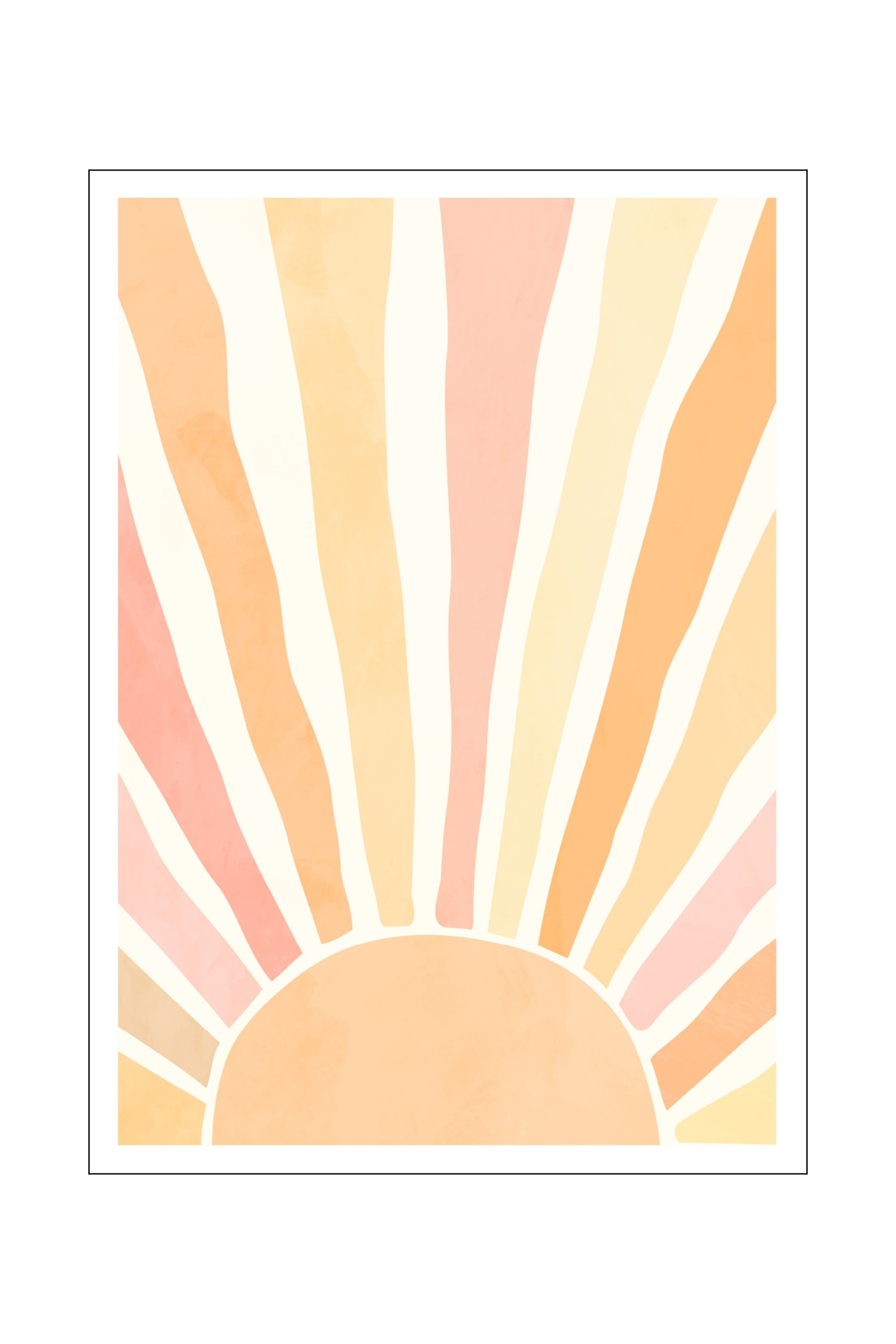 Плакат H&M 50х70 см Boho Sunrise ракурс 2