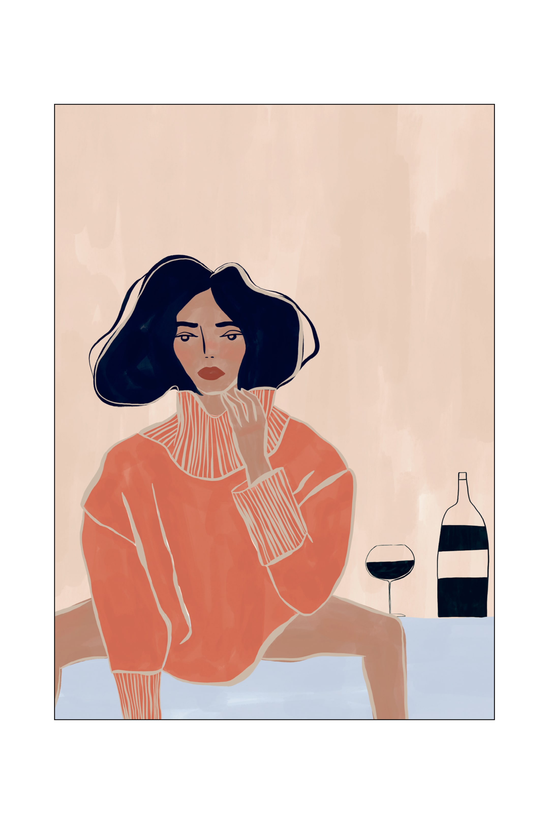 Плакат H&M 50X70 см Ivy Green Illustrations - It's A Mood ракурс 2