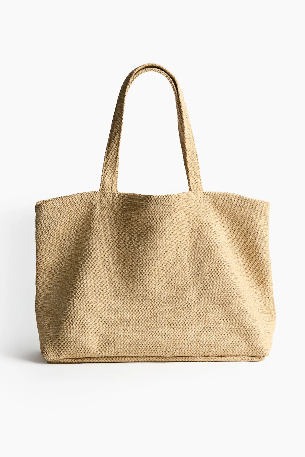 Пляжная сумка H&M Цвет Бежевый 37x55 см ракурс 2