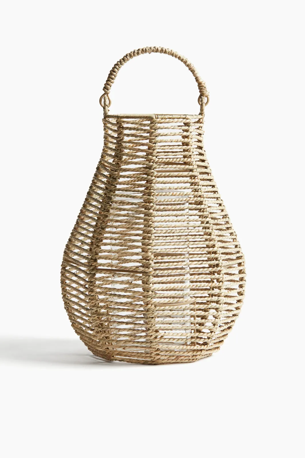 Подсвечник из морской травы H&M Цвет Бежевый 22х30 см ракурс 2