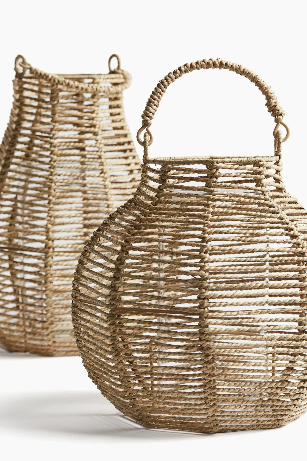 Подсвечник из морской травы H&M Цвет Бежевый 22х30 см ракурс 3