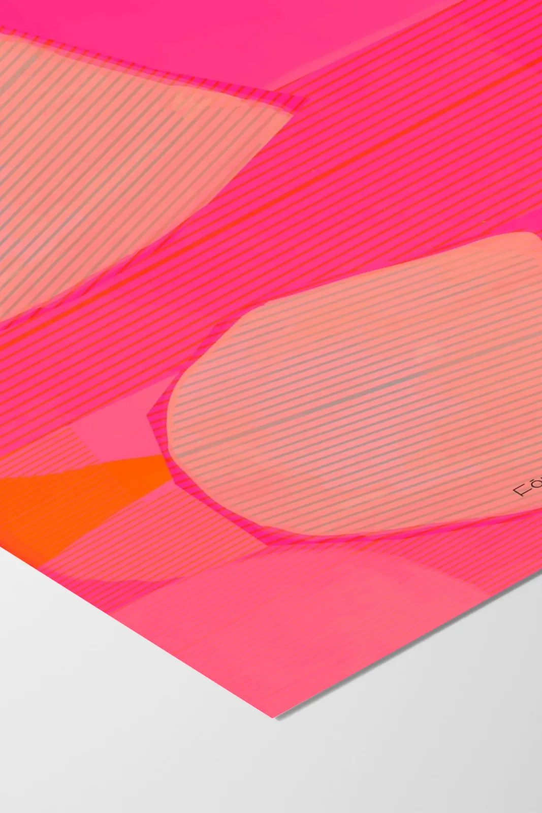 Плакат H&M 50X70 см Розовый Fomu Illustrations - Papercollage, Pink ракурс 3