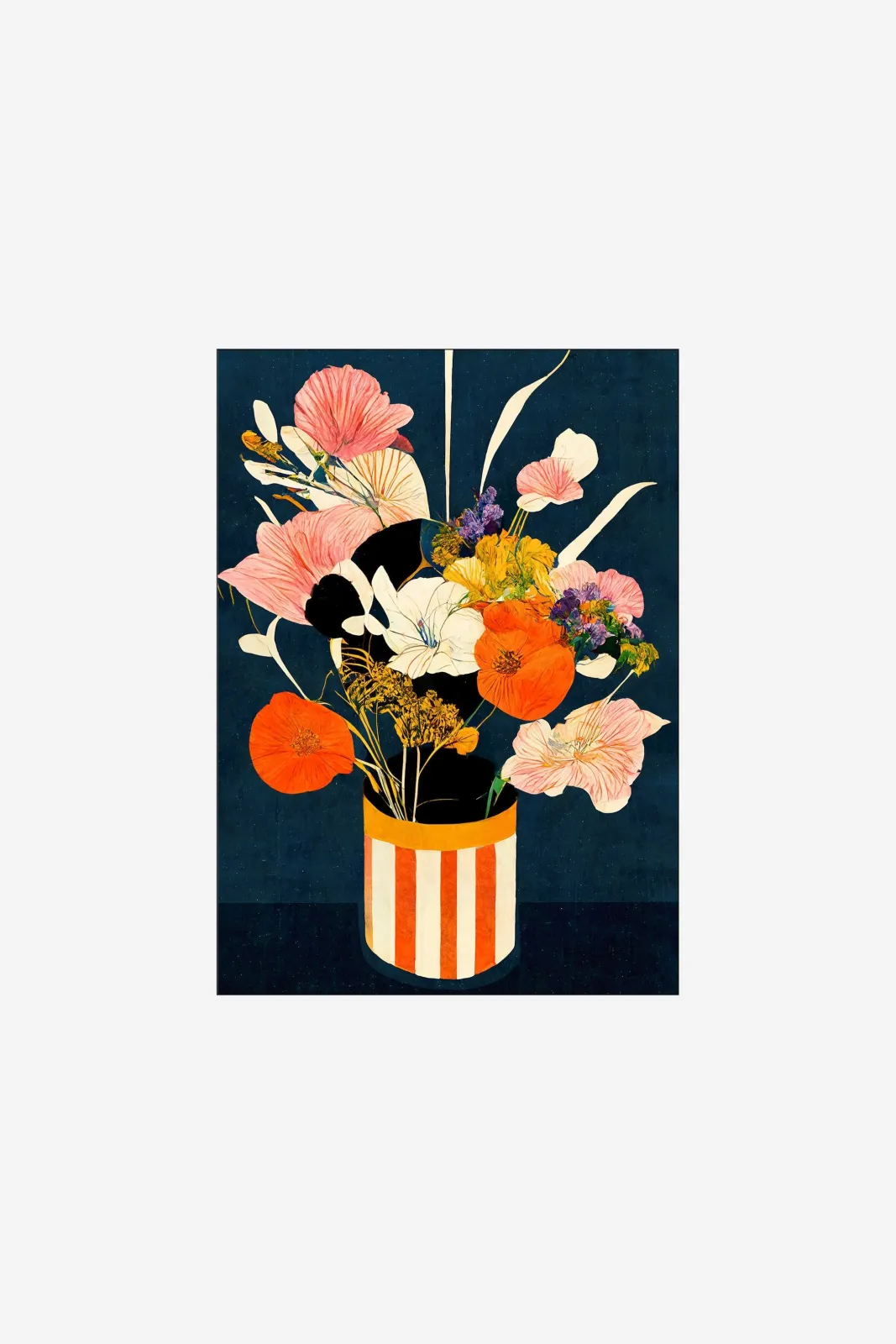 Плакат H&M 50х70 см Treechild - Flowers At Night ракурс 2