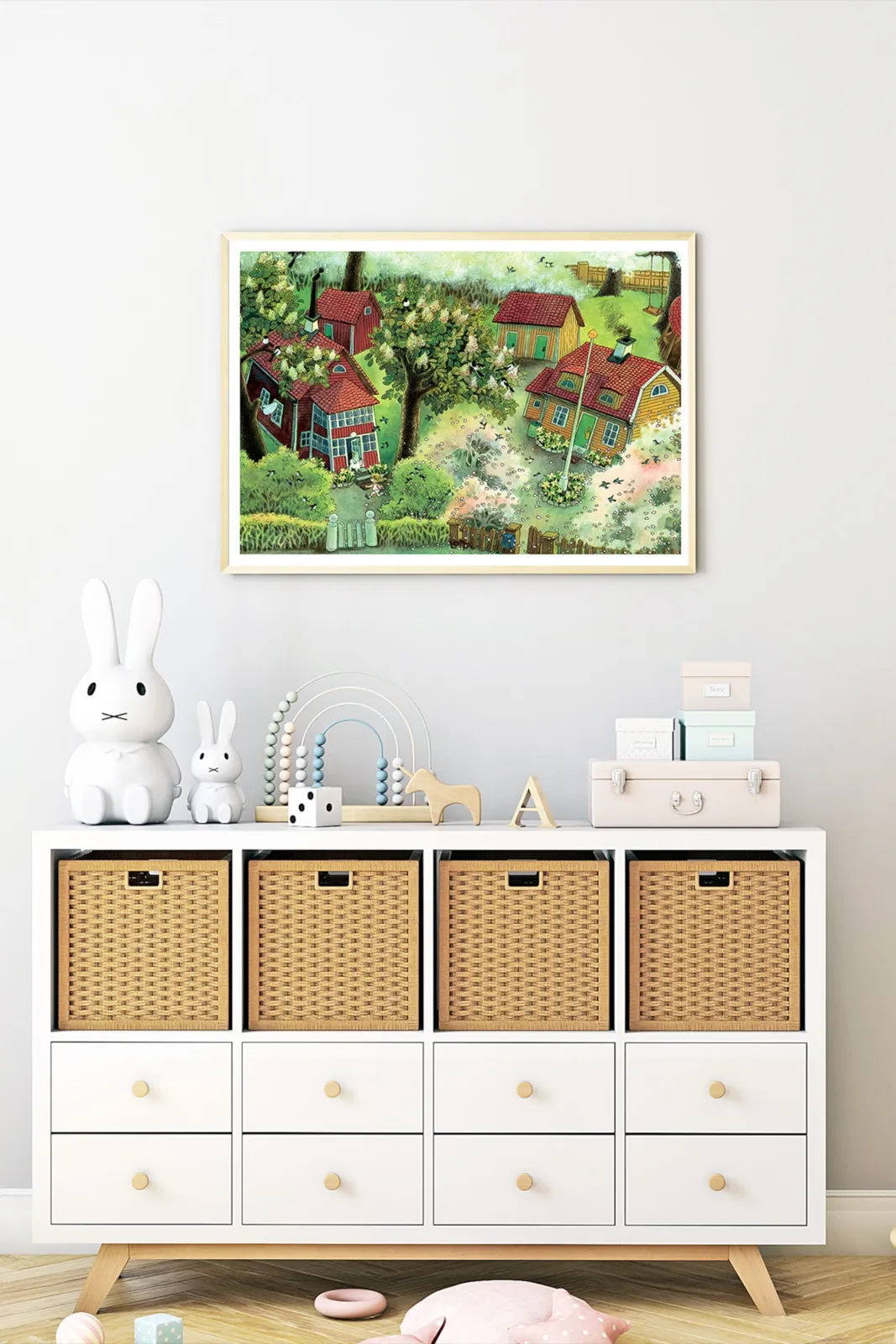 Плакат H&M 50X70 см Astrid Lindgren - Running In The Garden ракурс 3