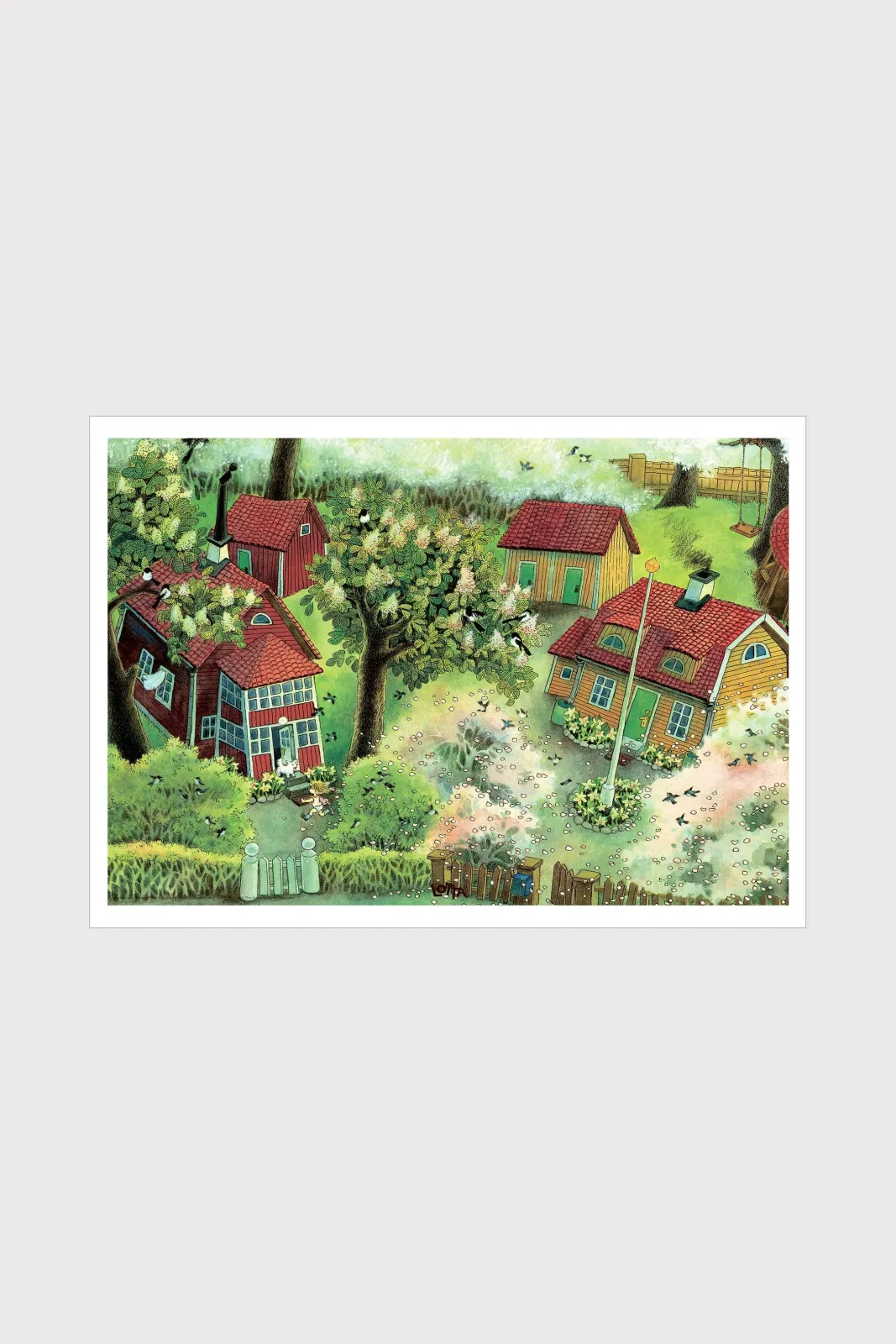 Плакат H&M 50X70 см Astrid Lindgren - Running In The Garden