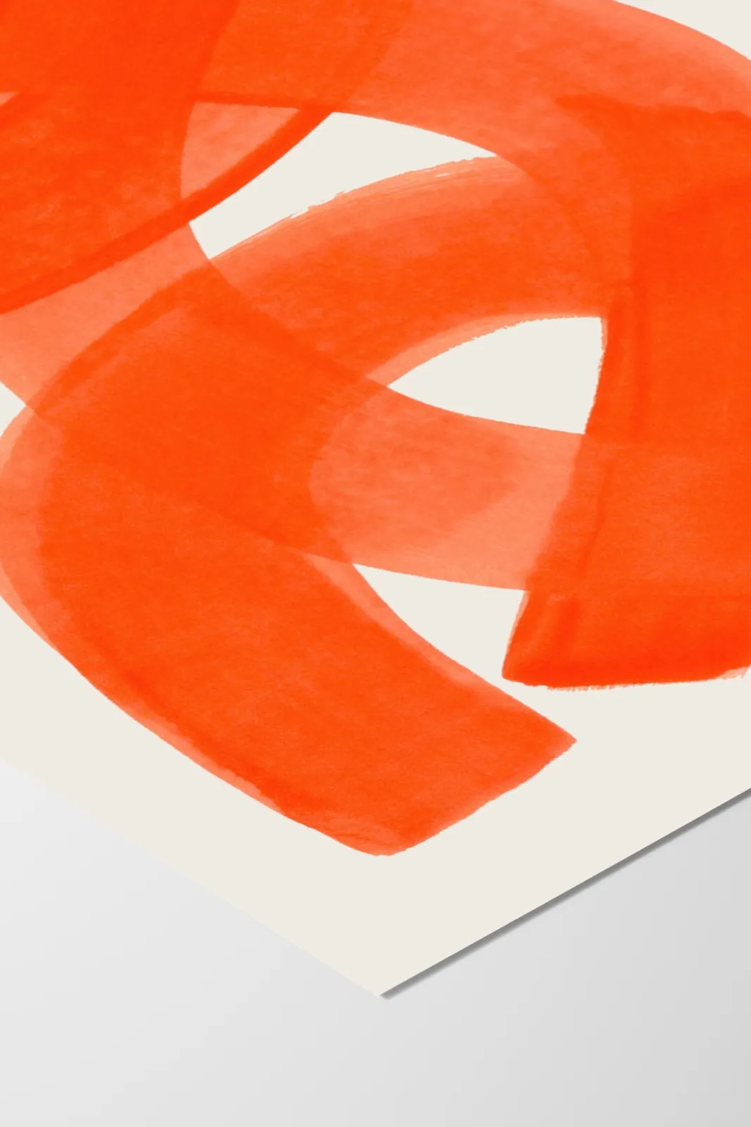 Плакат H&M 50х70 см Ejaaz Haniff - Orange Strokes ракурс 3