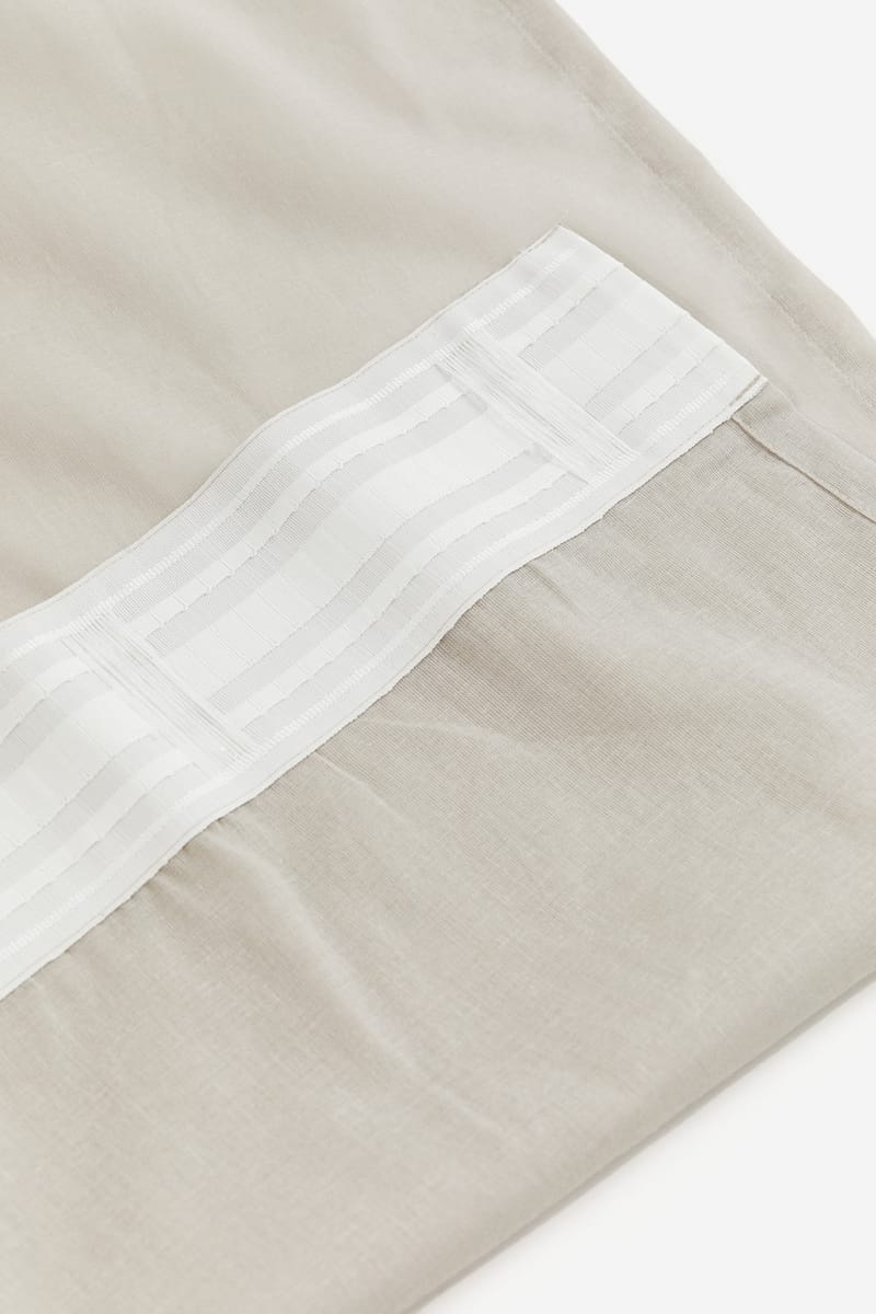 Шторы 2 шт. H&M цвет светло-бежевый 120X250 см ракурс 7