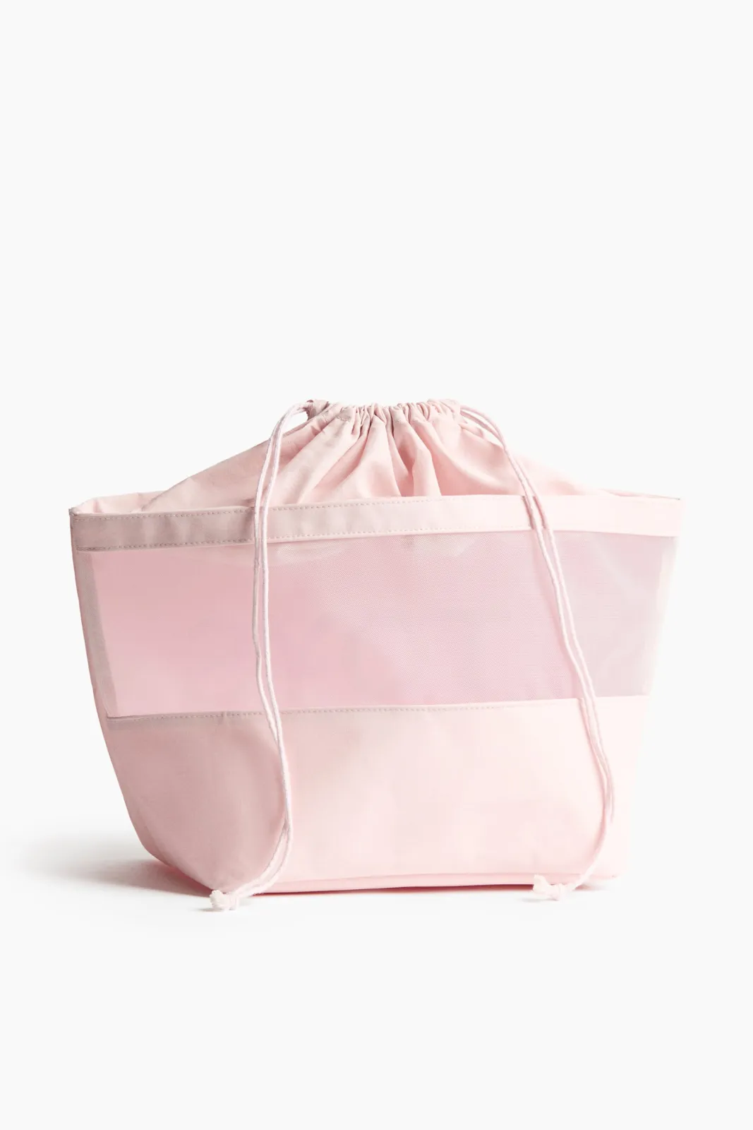 Холщовая корзина H&M для игрушек, размер 30х27 см, цвет светло-розовый ракурс 3