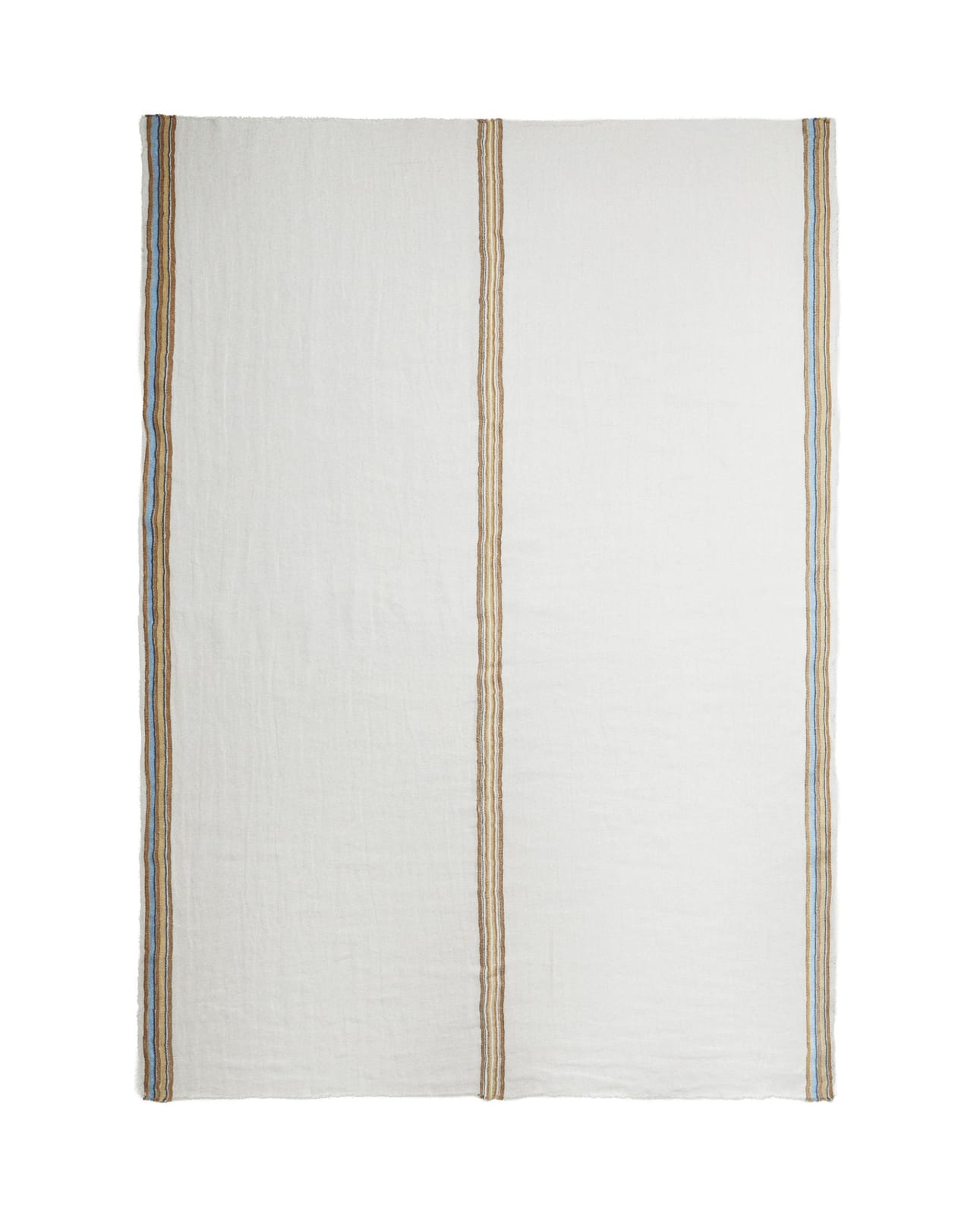 ZARA HOME Льняной плед в полоску ракурс 6