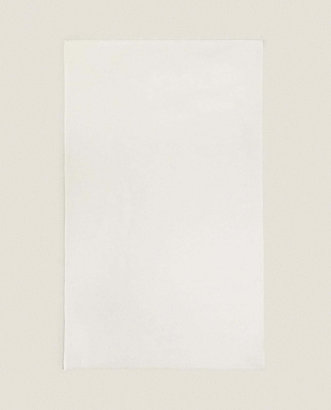 Плед ZARA HOME МНОГОФУНКЦИОНАЛЬНЫЙ ГЛАДКИЙ ПЛЕД ECRU 230 x 250 cm