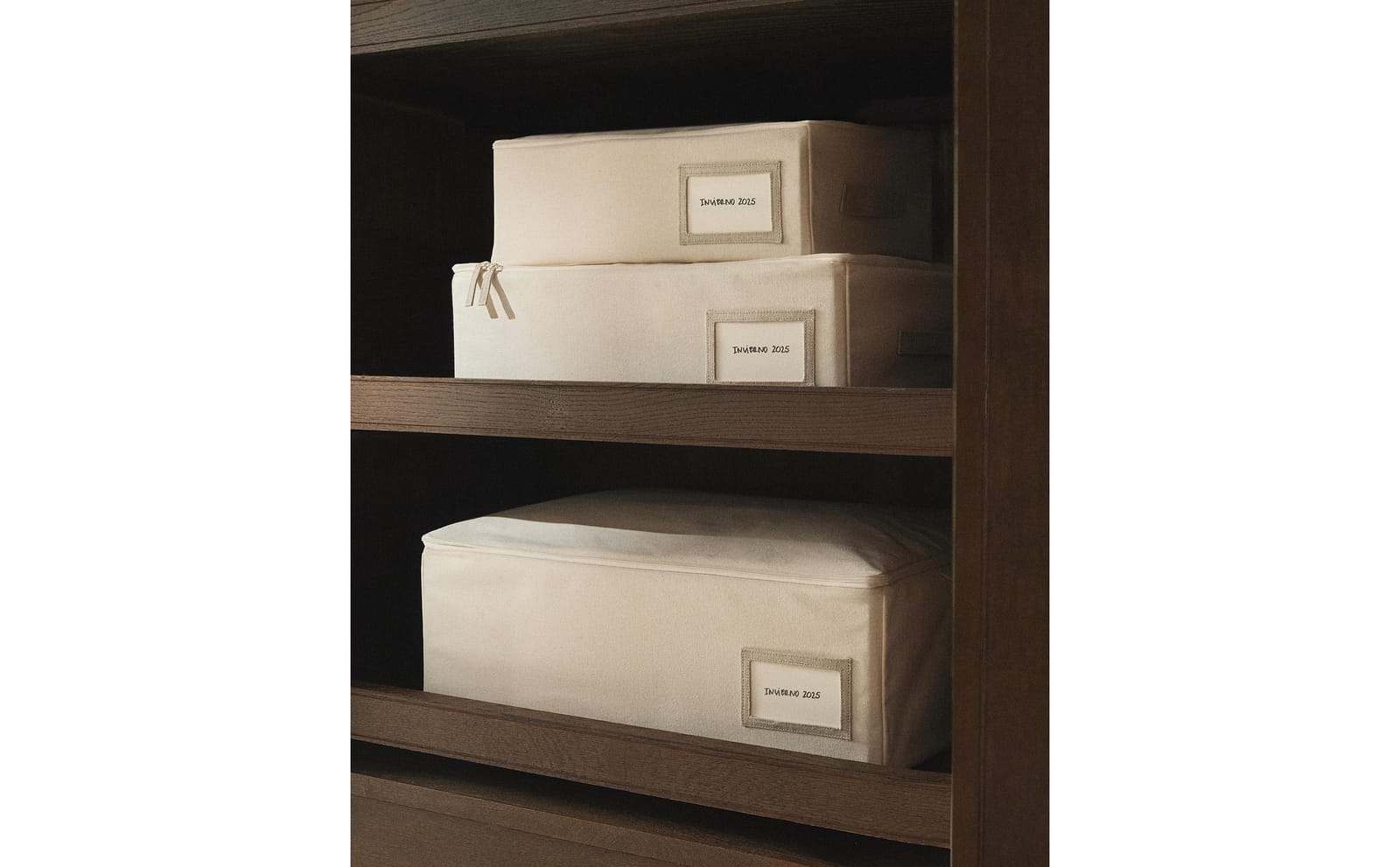 ZARA HOME БОЛЬШАЯ КОРОБКА ДЛЯ ХРАНЕНИЯ В ГАРДЕРОБЕ ракурс 3