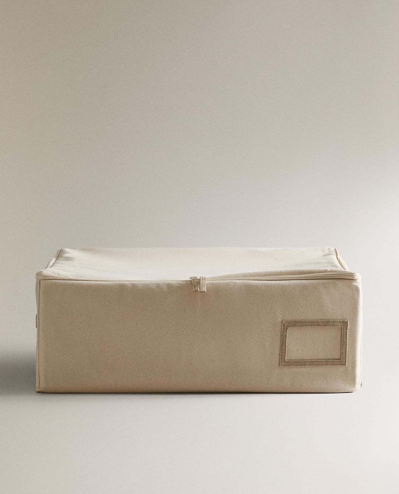 Сумка ZARA HOME БОЛЬШАЯ ОРГАНИЗАЦИОННАЯ КОРОБКА ДЛЯ ГАРДЕРОБА ECRU 21.5 x 57 x 45 cm