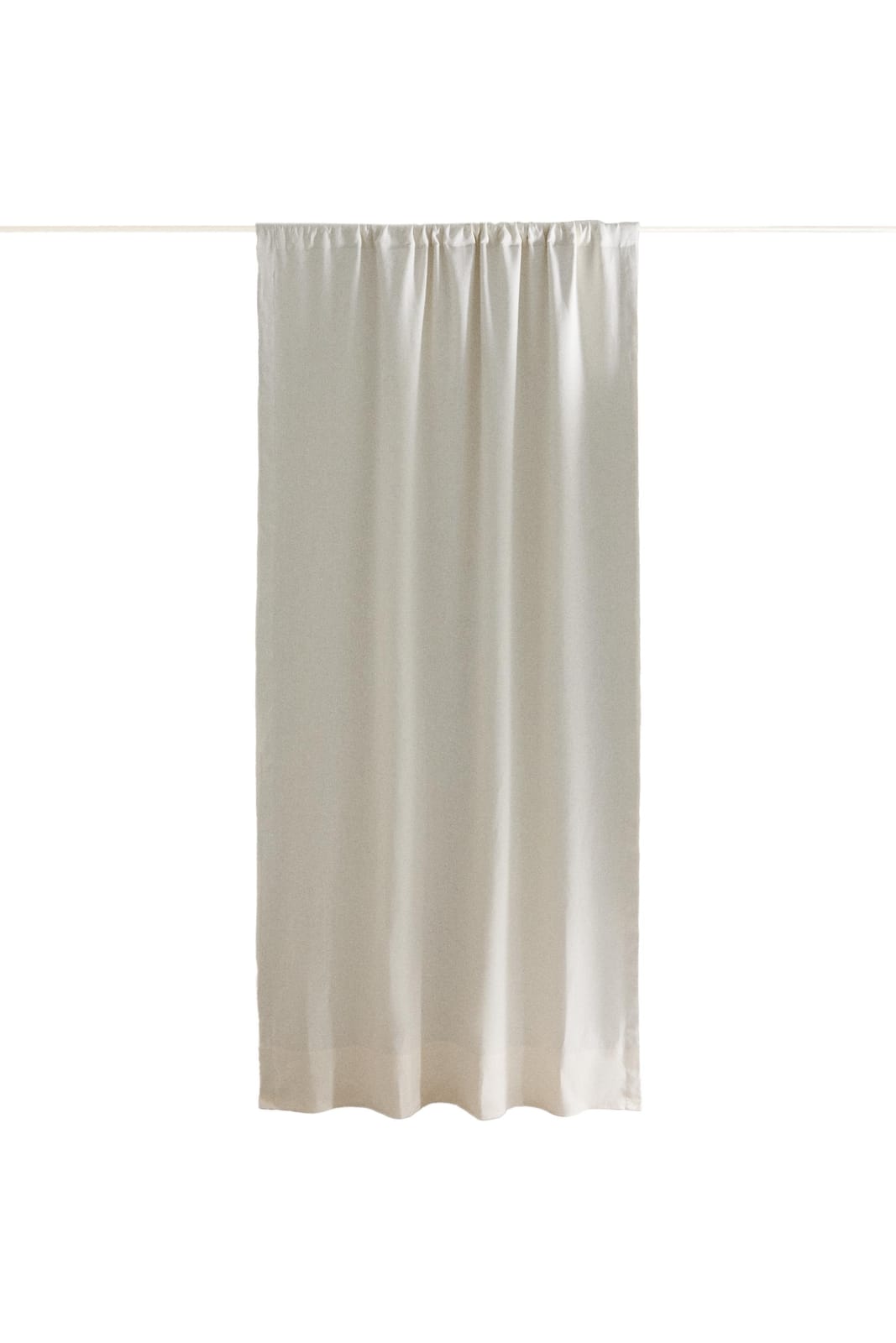 ZARA HOME БЕЛАЯ ЛЬНЯНАЯ ЗАТЕМНЯЮЩАЯ ШТОРА ракурс 9