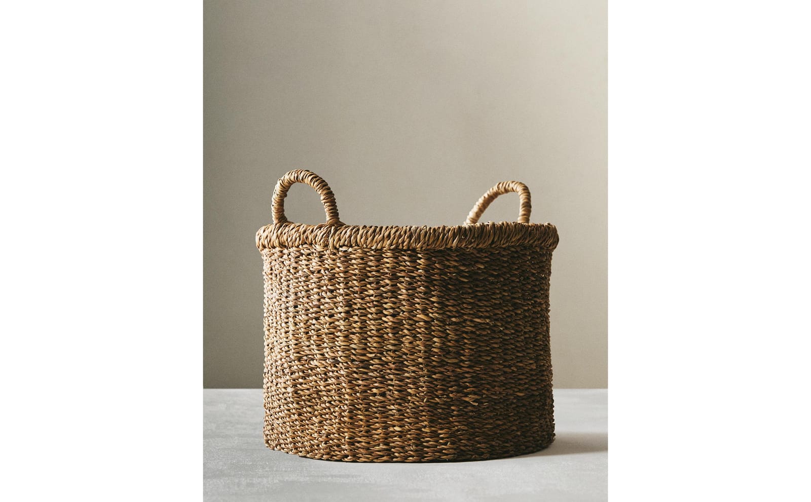 ZARA HOME Корзина из морской травы с ручками ракурс 9