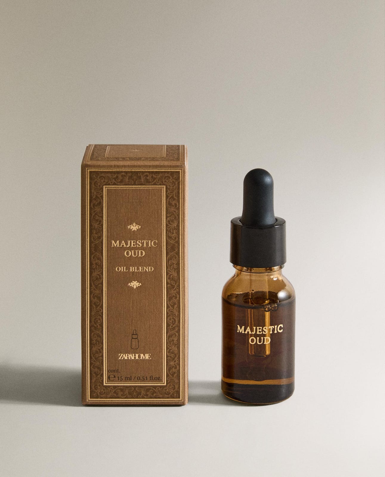 Эфирное масло ZARA HOME (15 ML) MAJESTIC OUD коричневый 99