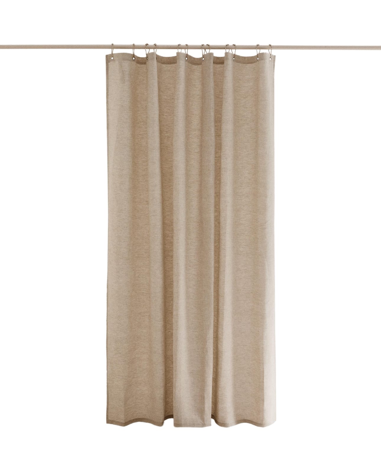 ZARA HOME ПРОЗРАЧНАЯ ВАННАЯ ЗАНАВЕСКА ИЗ ЛЬНА ракурс 7