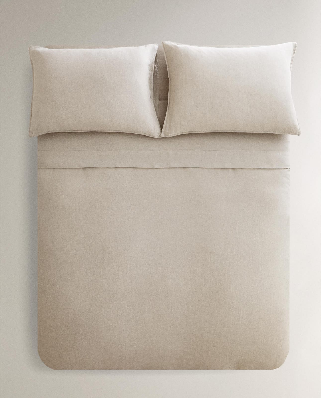 Пододеяльник ZARA HOME ЛЬНЯНАЯ ПОДОДЕЯЛЬНИК JASNOBEŻOWY 260 x 240 cm