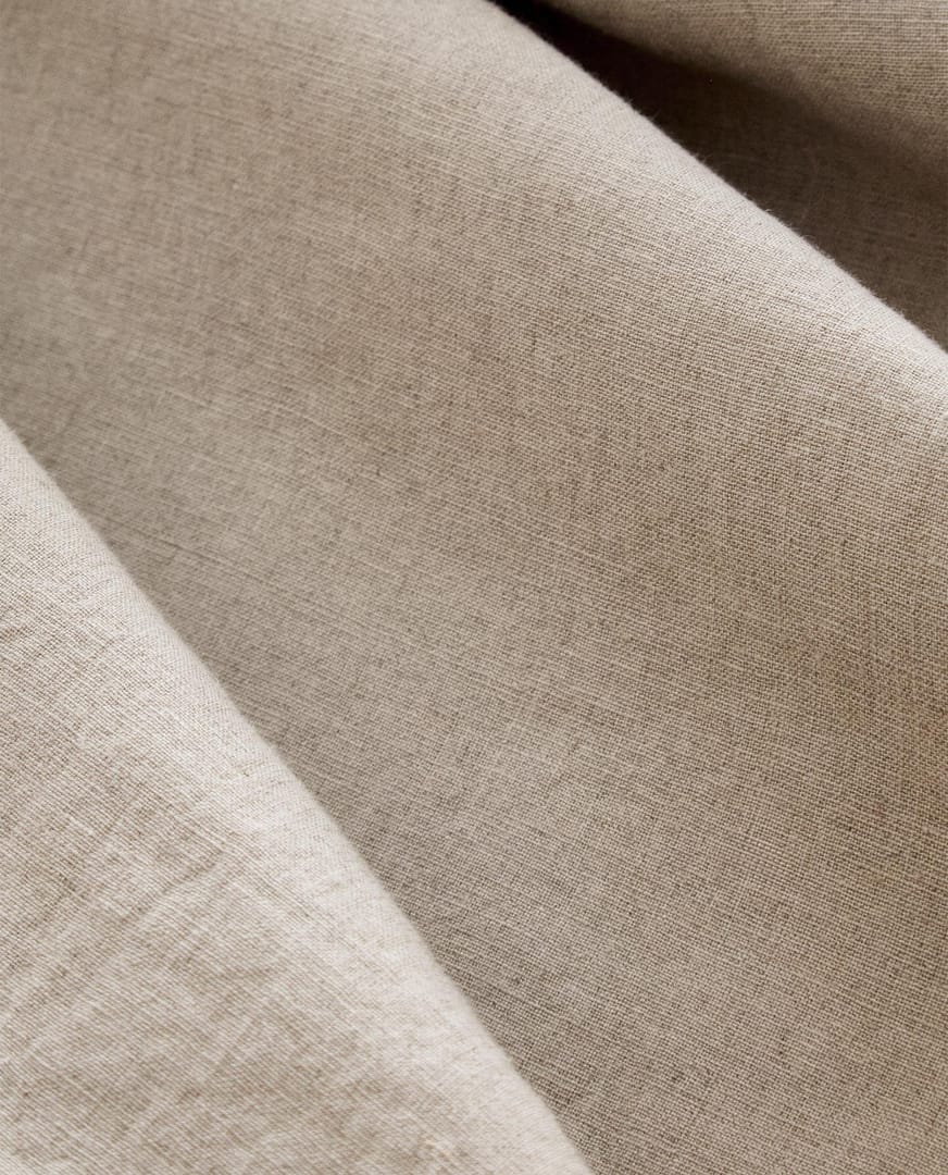 ZARA HOME Льняная наволочка на одеяло ракурс 6