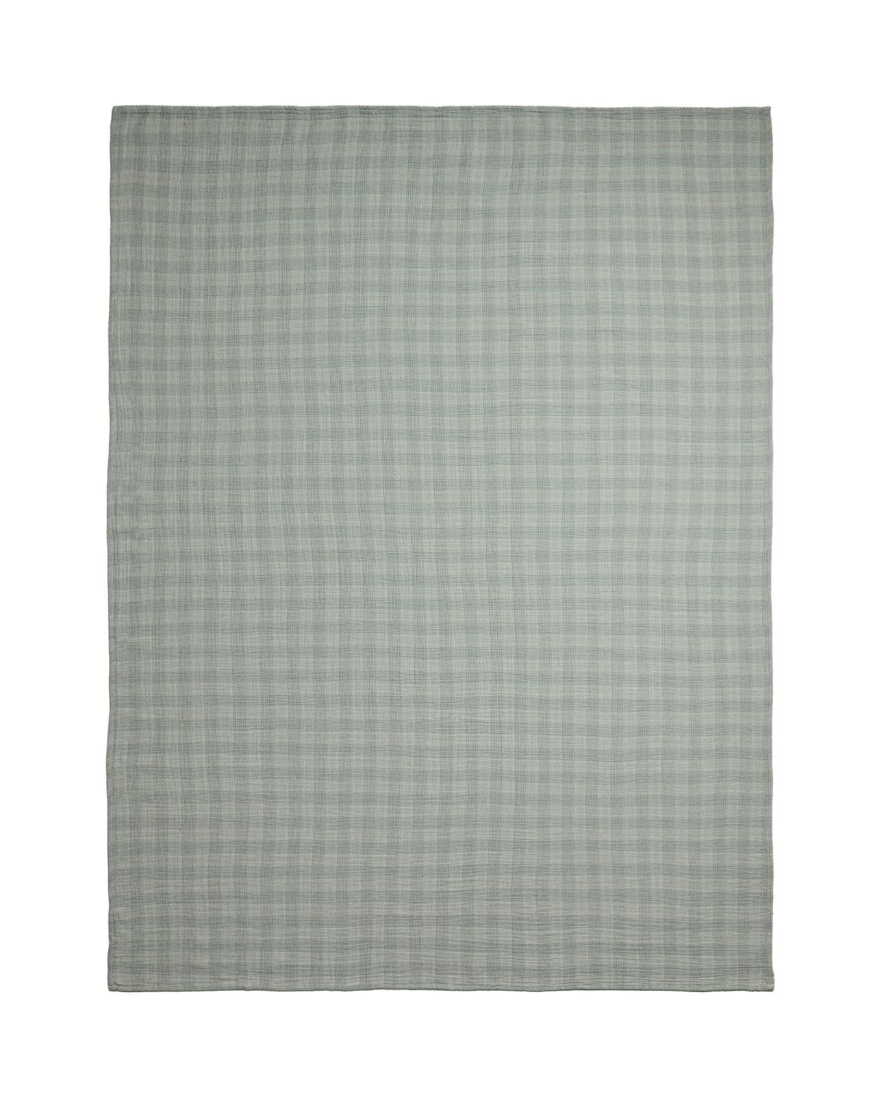 ZARA HOME ШИФОНОВЫЙ ПЛЕД В КЛЕТКУ ракурс 3