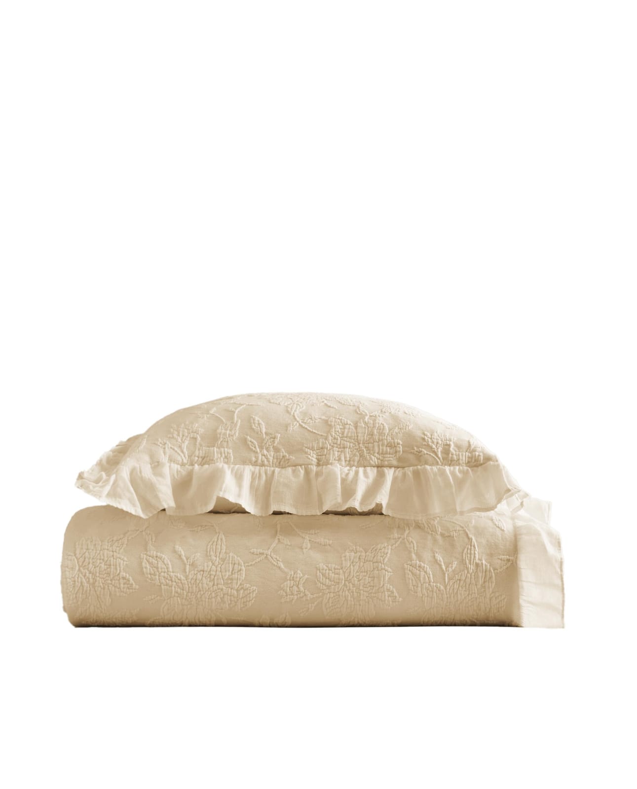 ZARA HOME Жаккардовое покрывало с оборкой ракурс 6