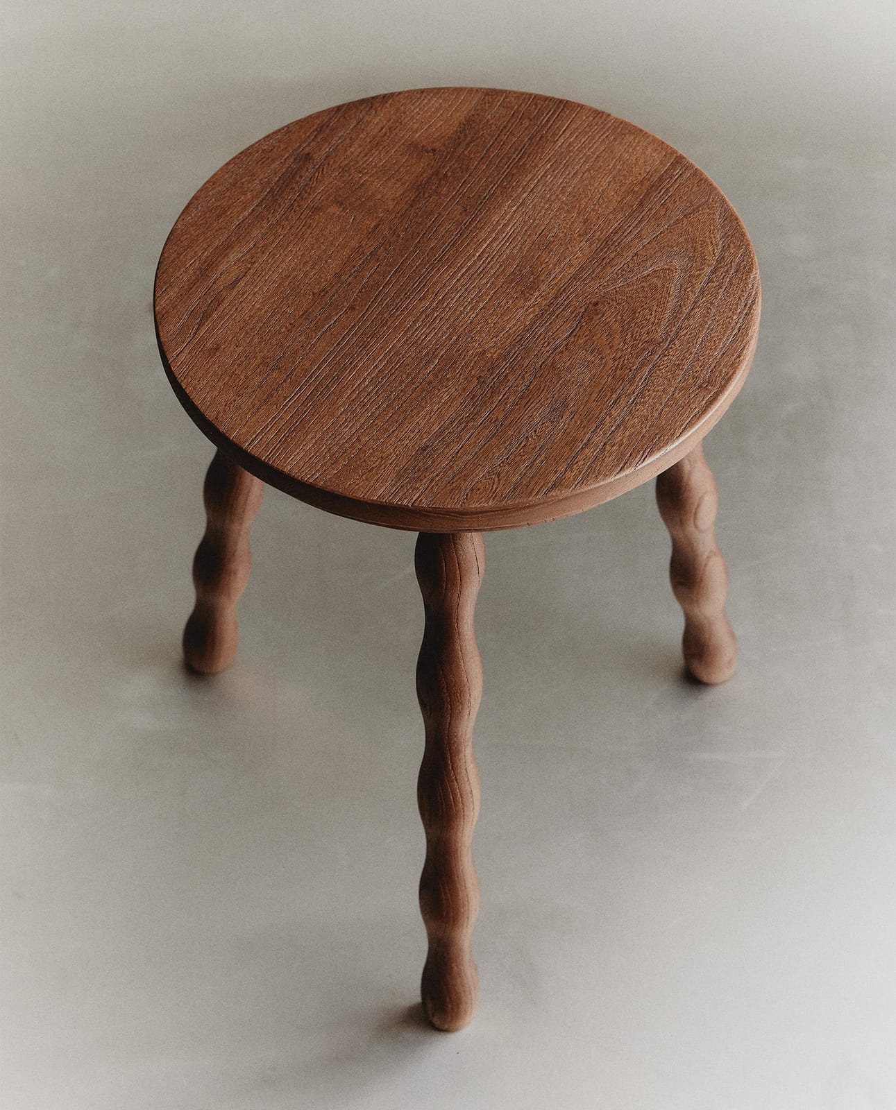 ZARA HOME ТАБУРЕТ ИЗ ВЯЗА ракурс 6