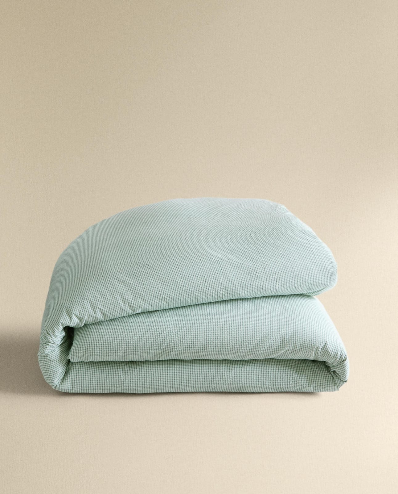 ZARA HOME ПОДОДЕЯЛЬНИК ИЗ КОРЫ В КЛЕТКУ ракурс 6