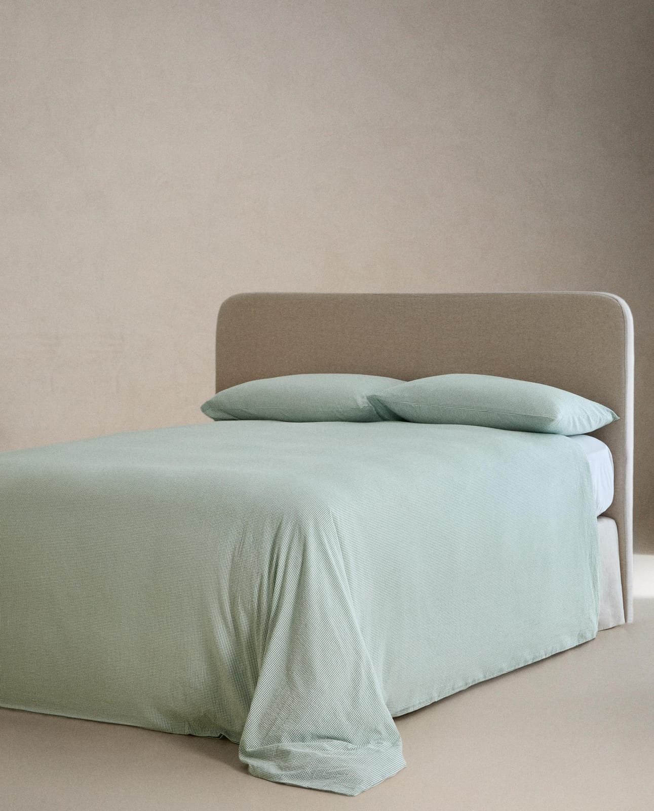 ZARA HOME ПОДОДЕЯЛЬНИК ИЗ КОРЫ В КЛЕТКУ ракурс 5