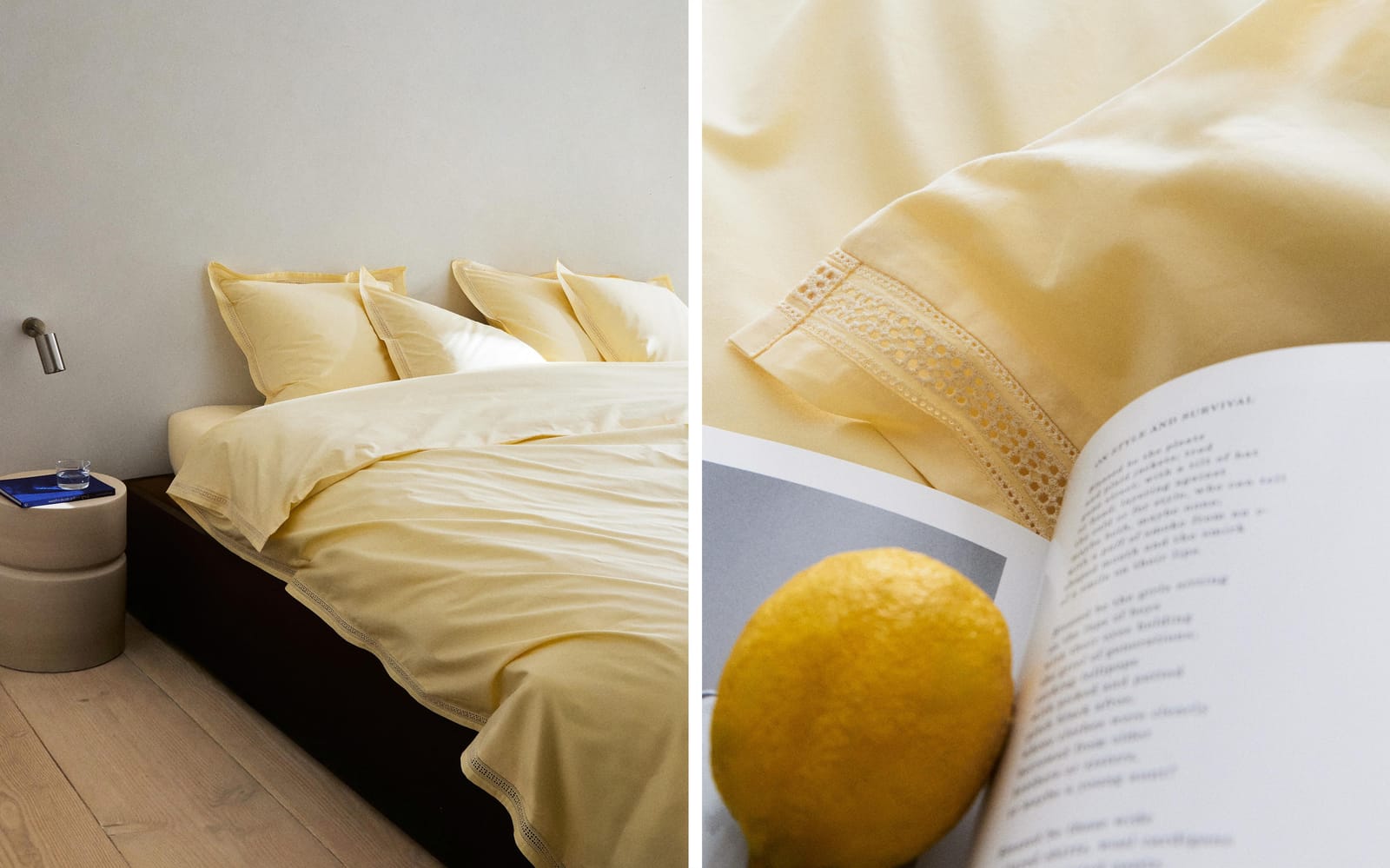 ZARA HOME ПОДОДЕЯЛЬНИК С АЖУРНОЙ ВЫШИВКОЙ ракурс 8