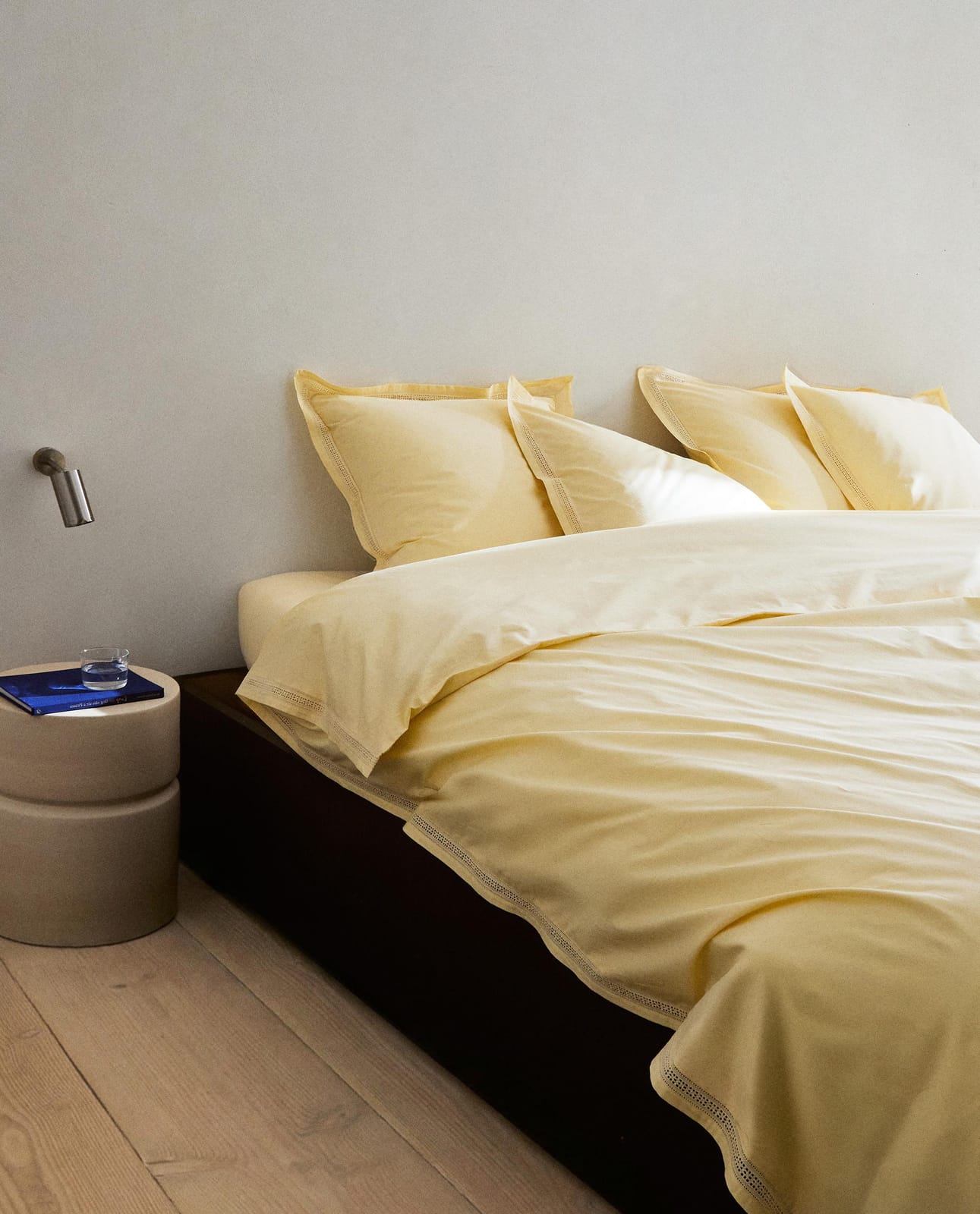 ZARA HOME ПОДОДЕЯЛЬНИК С АЖУРНОЙ ВЫШИВКОЙ ракурс 9