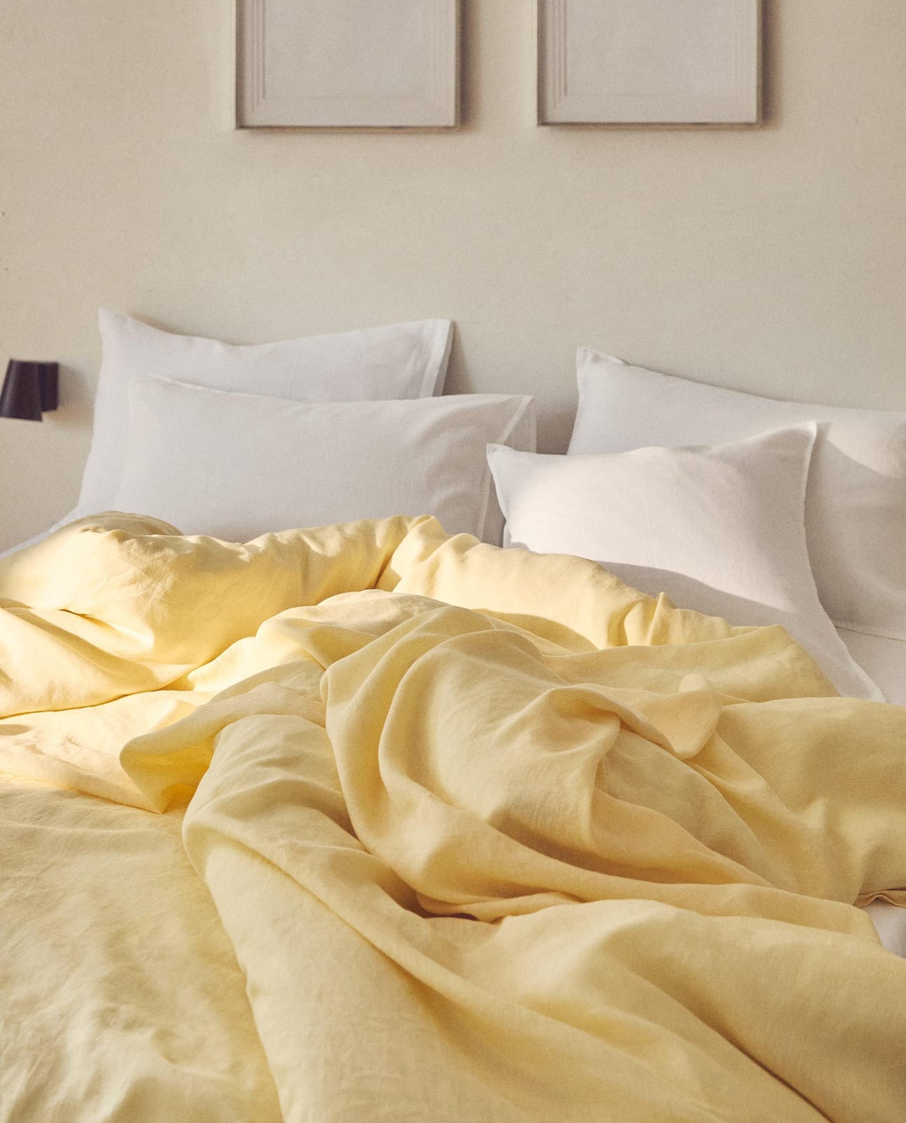 ZARA HOME Пододеяльник из льна с эффектом стирки (140 г/м²) ракурс 2