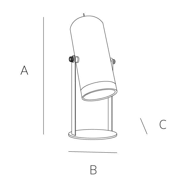 ZARA HOME ЛАМПА | НАСТОЛЬНЫЙ РЕФЛЕКТОР С ЗАРЯДКОЙ ЧЕРЕЗ USB ракурс 6