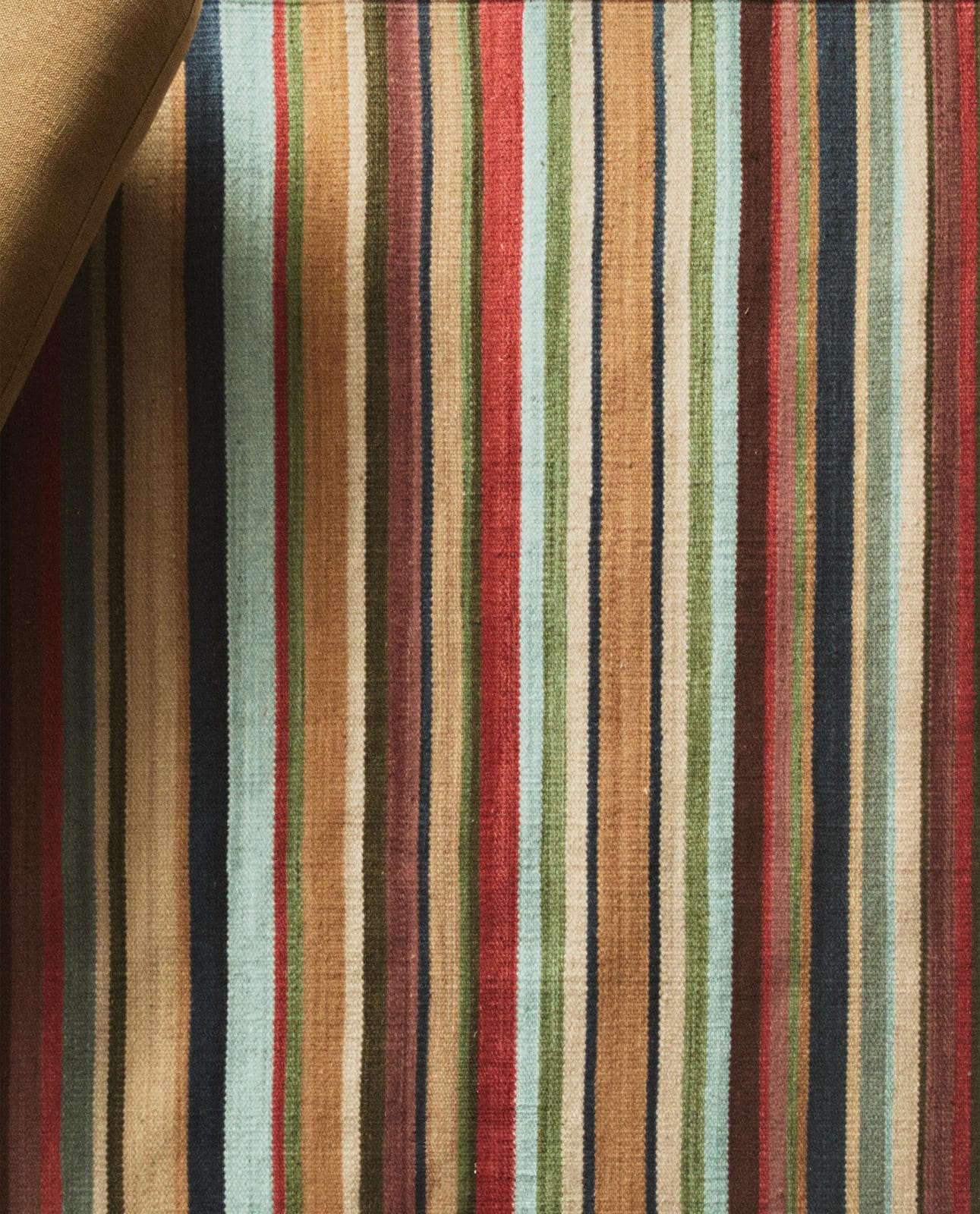 ZARA HOME КОВЕР В ЦВЕТНЫЕ ПОЛОСЫ ракурс 6