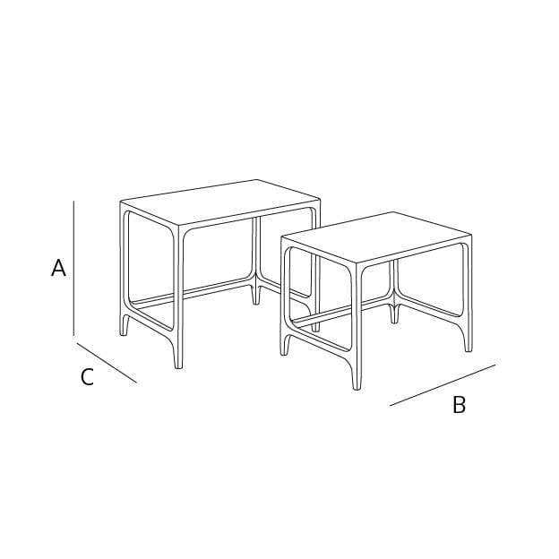ZARA HOME ДЕРЕВЯННЫЕ ГНЕЗДОВЫЕ СТОЛИКИ (КОМПЛЕКТ 2 ШТ.) ракурс 8
