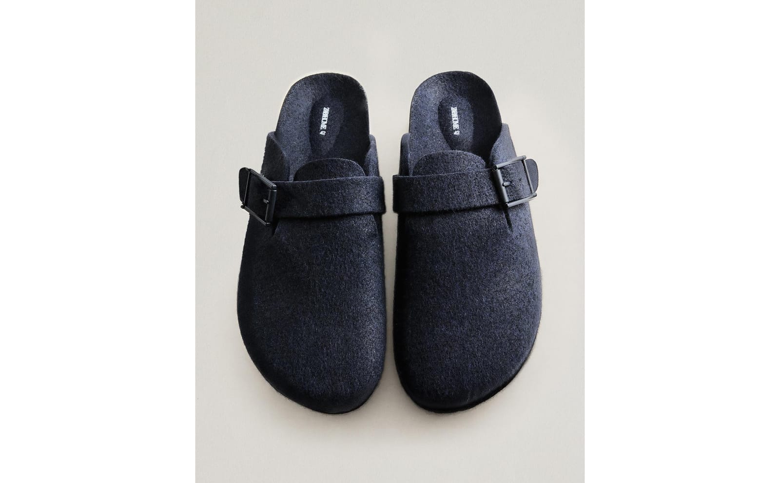 ZARA HOME ФЕТРОВЫЕ ЧУНИ С ПРЯЖКОЙ ракурс 8