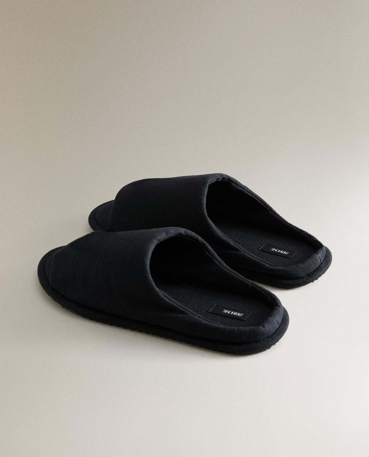 ZARA HOME ОТКРЫТЫЕ ТКАНЕВЫЕ ТАПОЧКИ ракурс 6