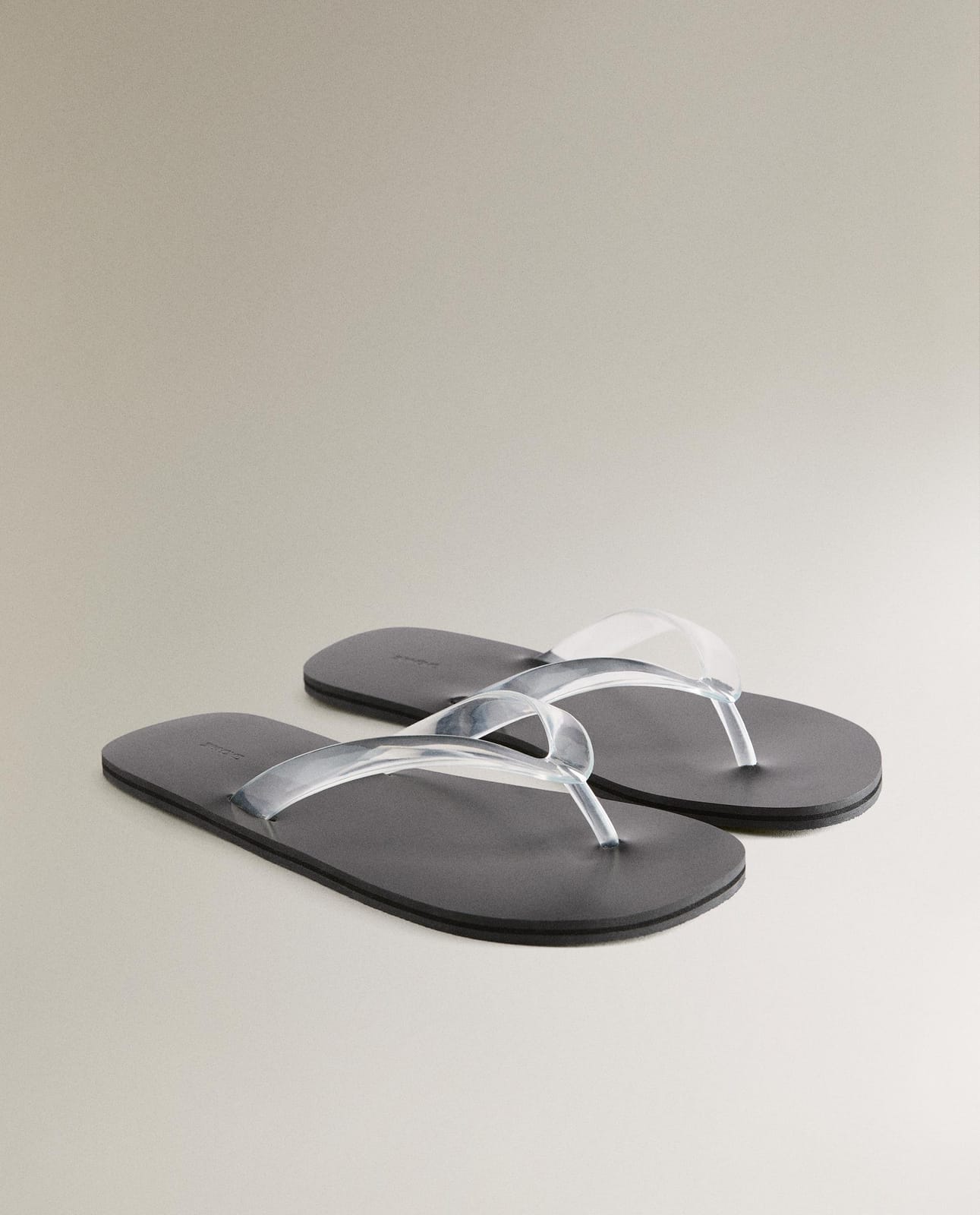 ZARA HOME МИНИМАЛИСТИЧНЫЕ, ПРОЗРАЧНЫЕ САНДАЛИИ ракурс 3