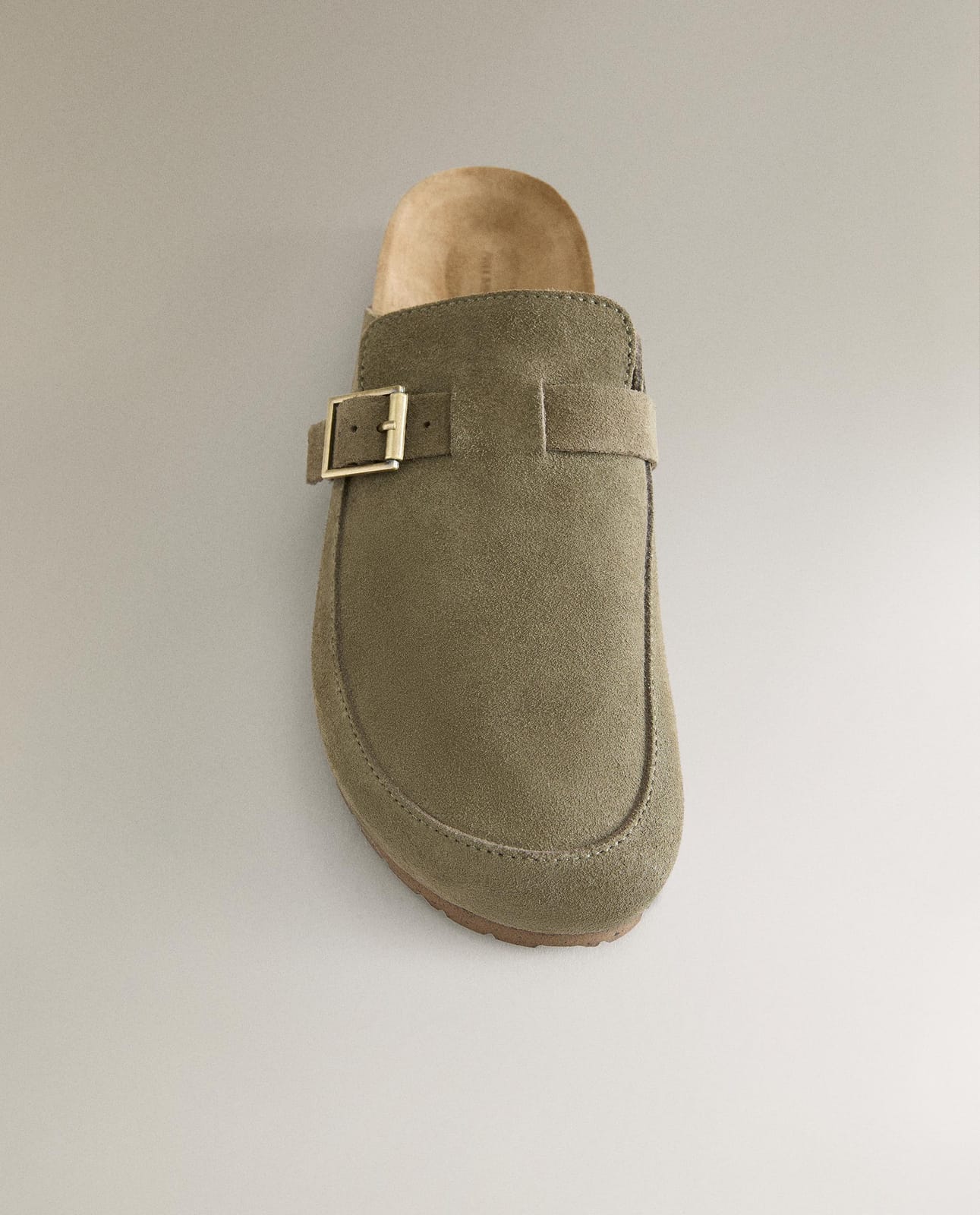 ZARA HOME КОЖАНЫЕ ЧОДАКИ С ПРЯЖКОЙ ракурс 5