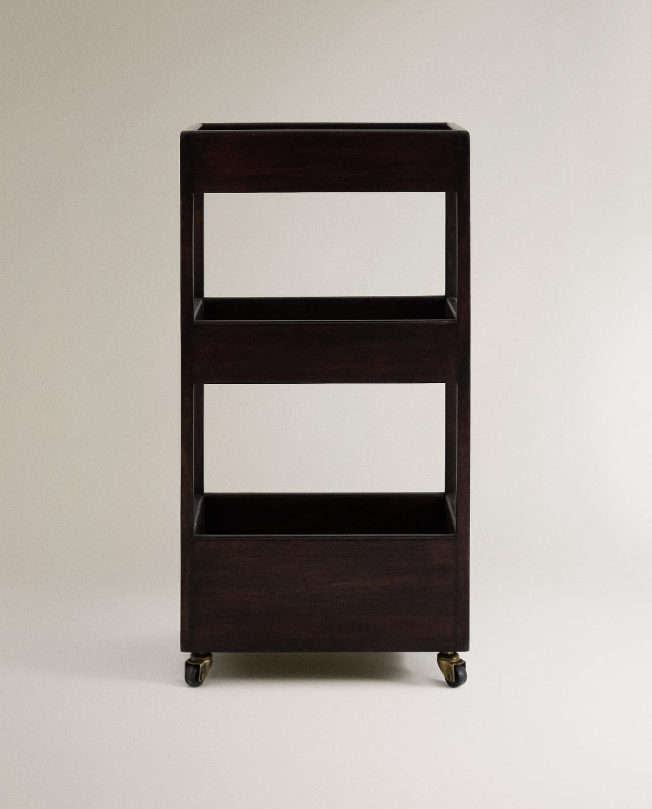 Стеллаж ZARA HOME деревянный стеллаж коричневый 62 x 32 x 22 см